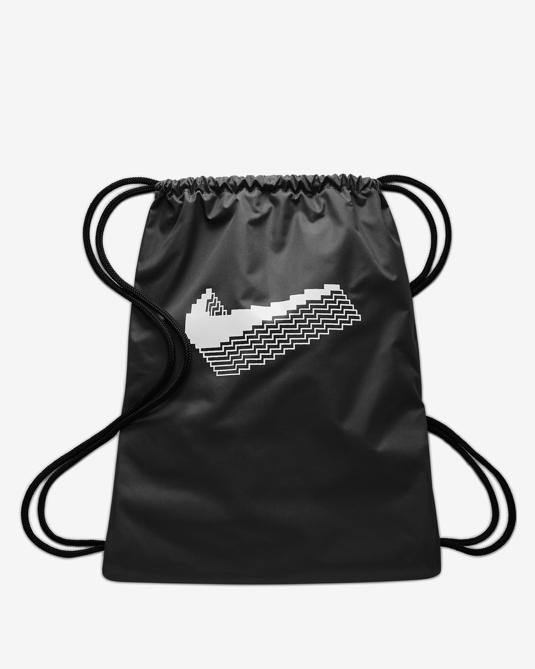 Nike Kids' Graphic Gym Sack - Black/Black/White