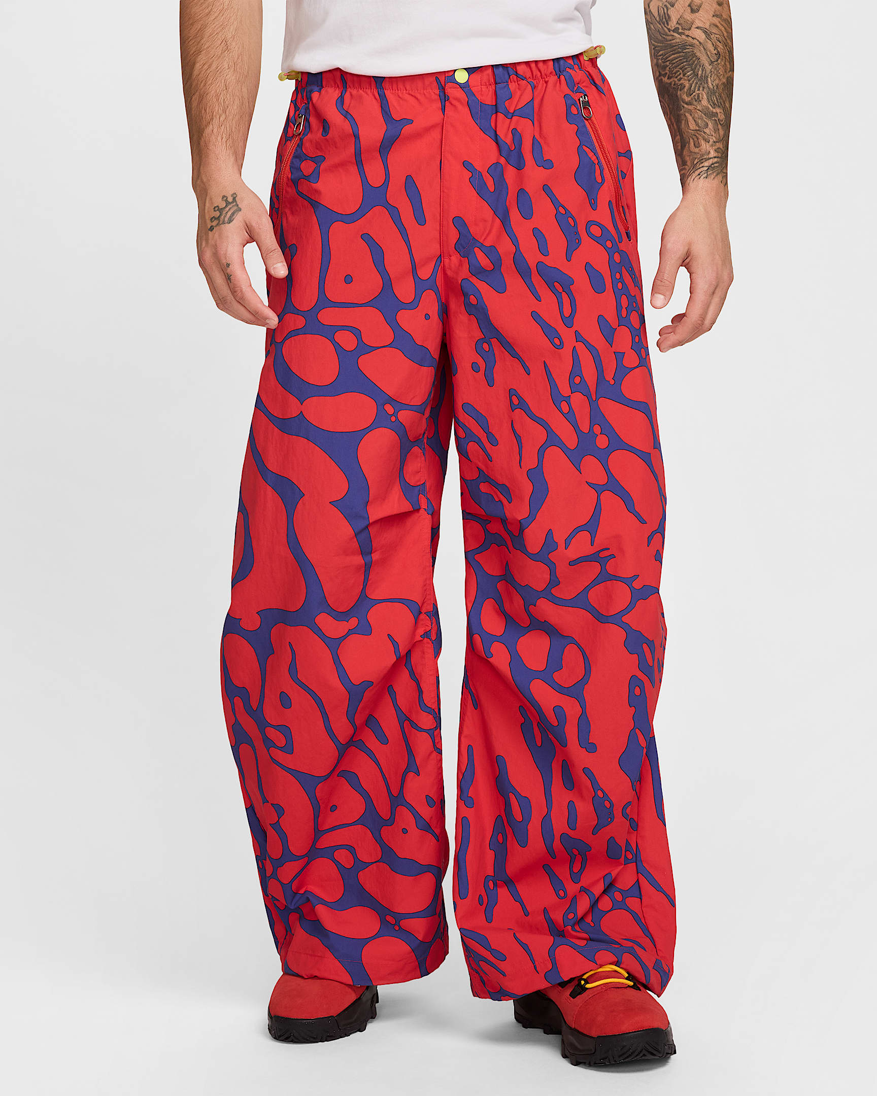 Nike Project F.R.O.G. Parachute-Hose (Herren) - Light Crimson/Deep Night/Light Lemon Twist