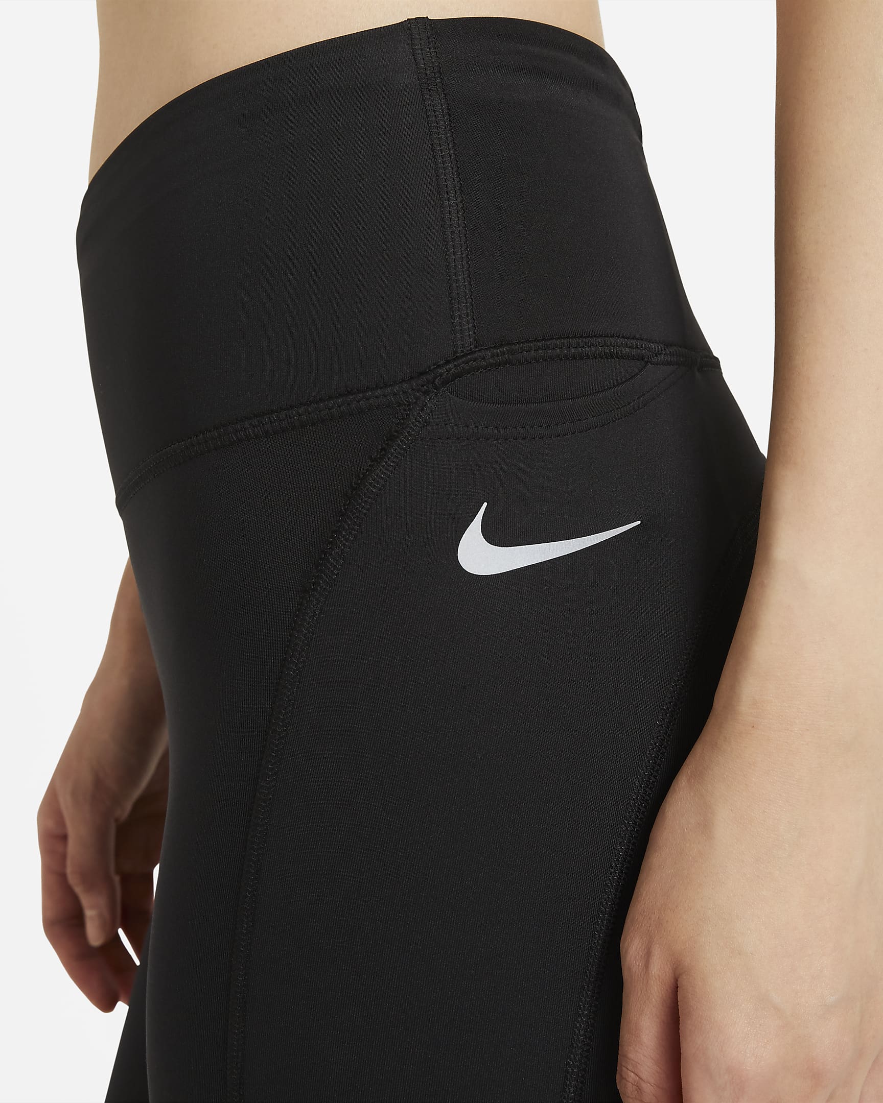 Nike Epic Fast Women's Mid-Rise Running Leggings - Black