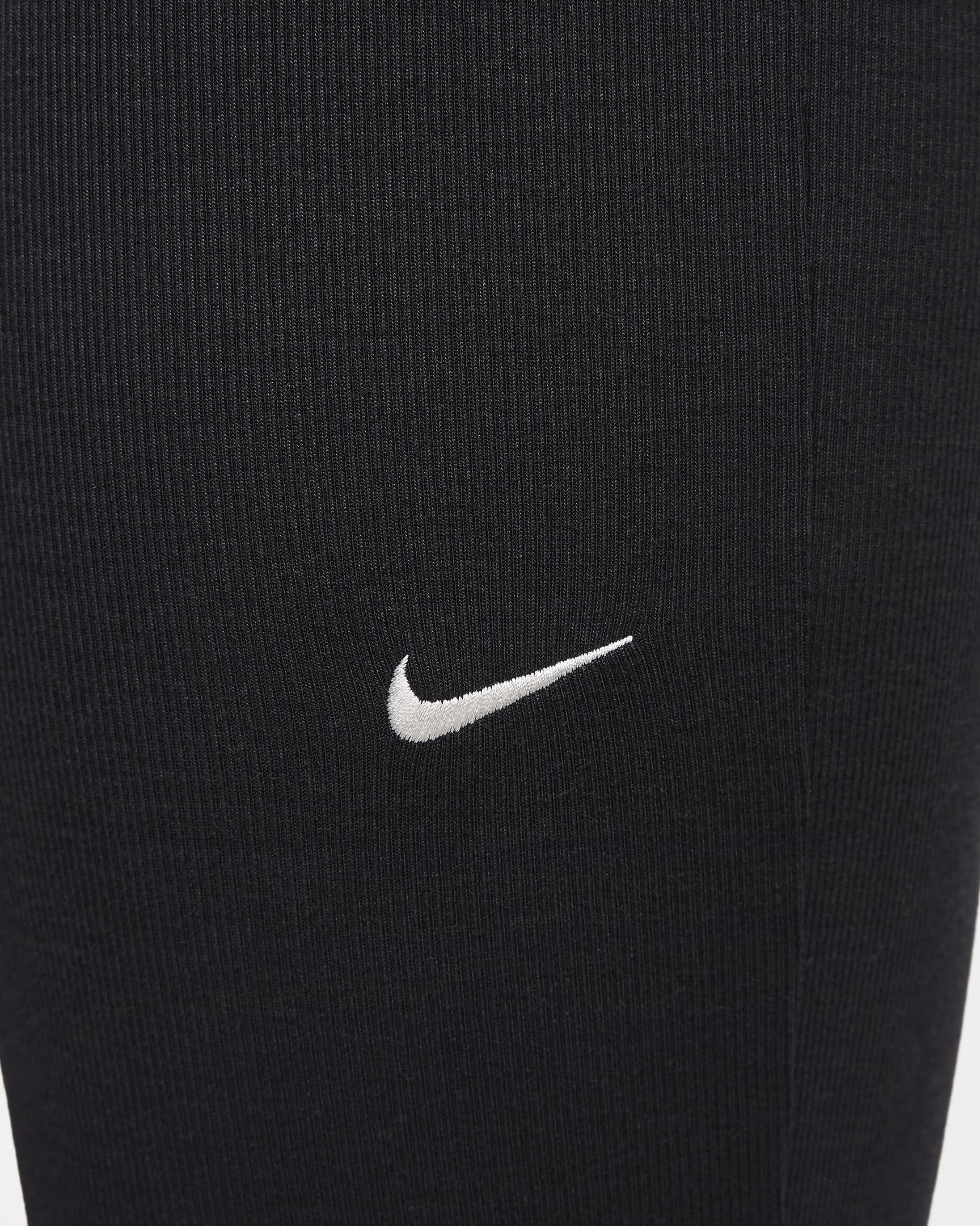 Legging évasé ajusté côtelé Nike Sportswear Chill Knit pour femme - Noir/Sail