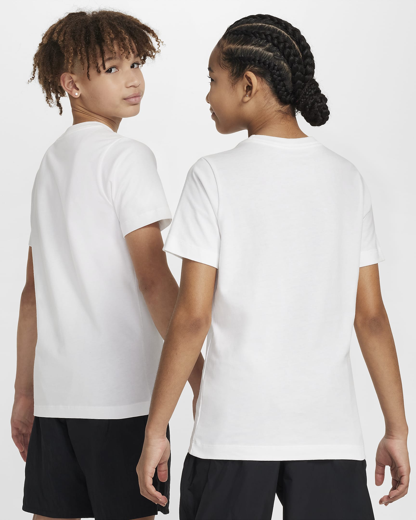 Paris Saint-Germain Nike Fußball-T-Shirt für ältere Kinder - Weiß
