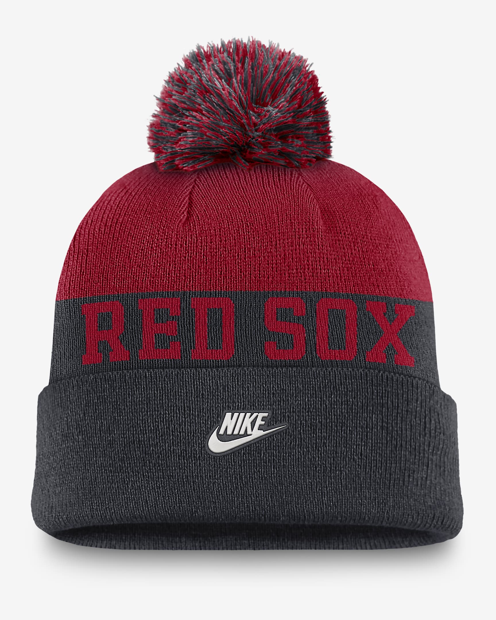 Boston Red Sox Rewind Peak Men's Nike MLB Cuffed Pom Beanie. Nike.com