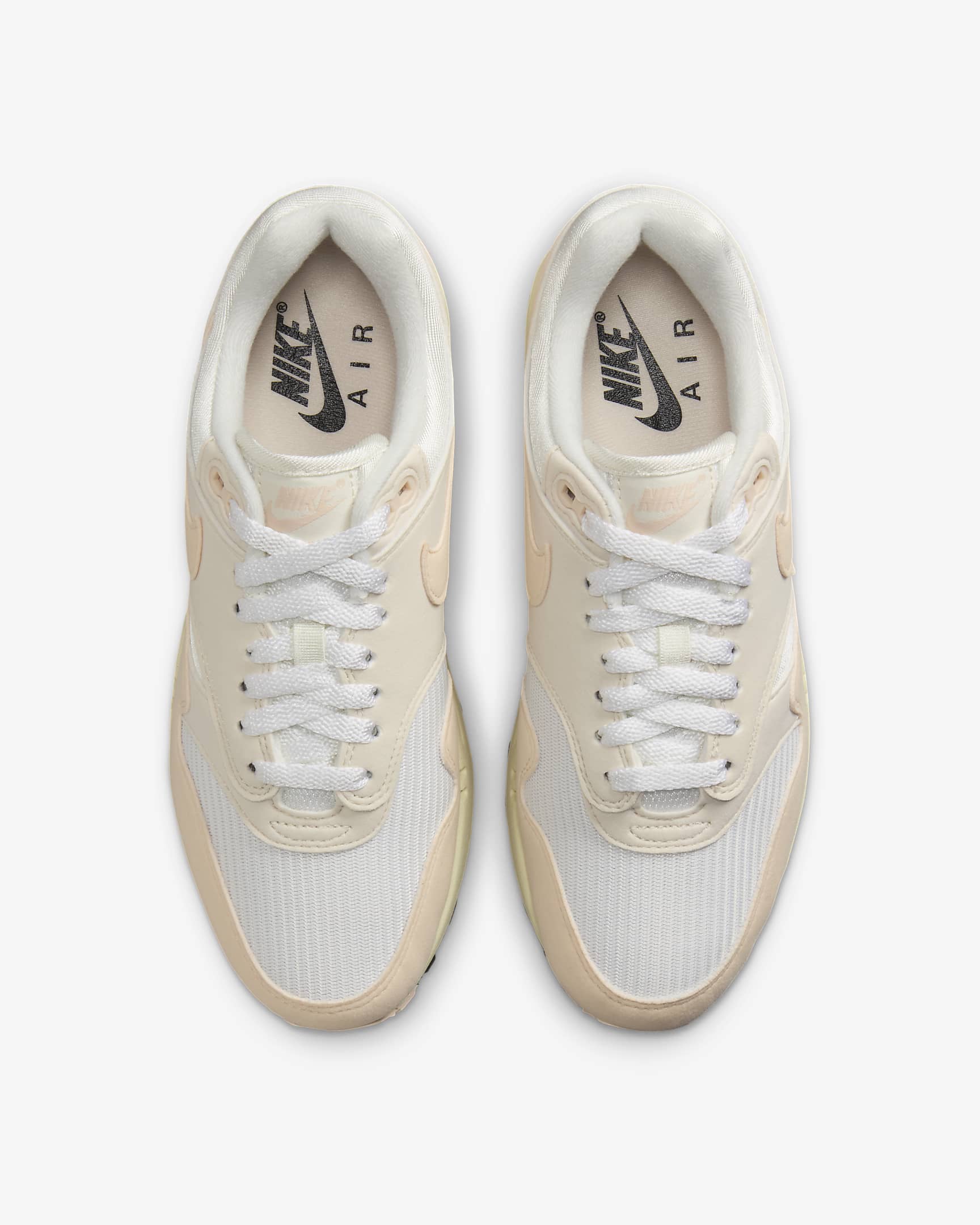 Nike Air Max 1 女鞋 - Sail/Phantom/黑色/Guava Ice