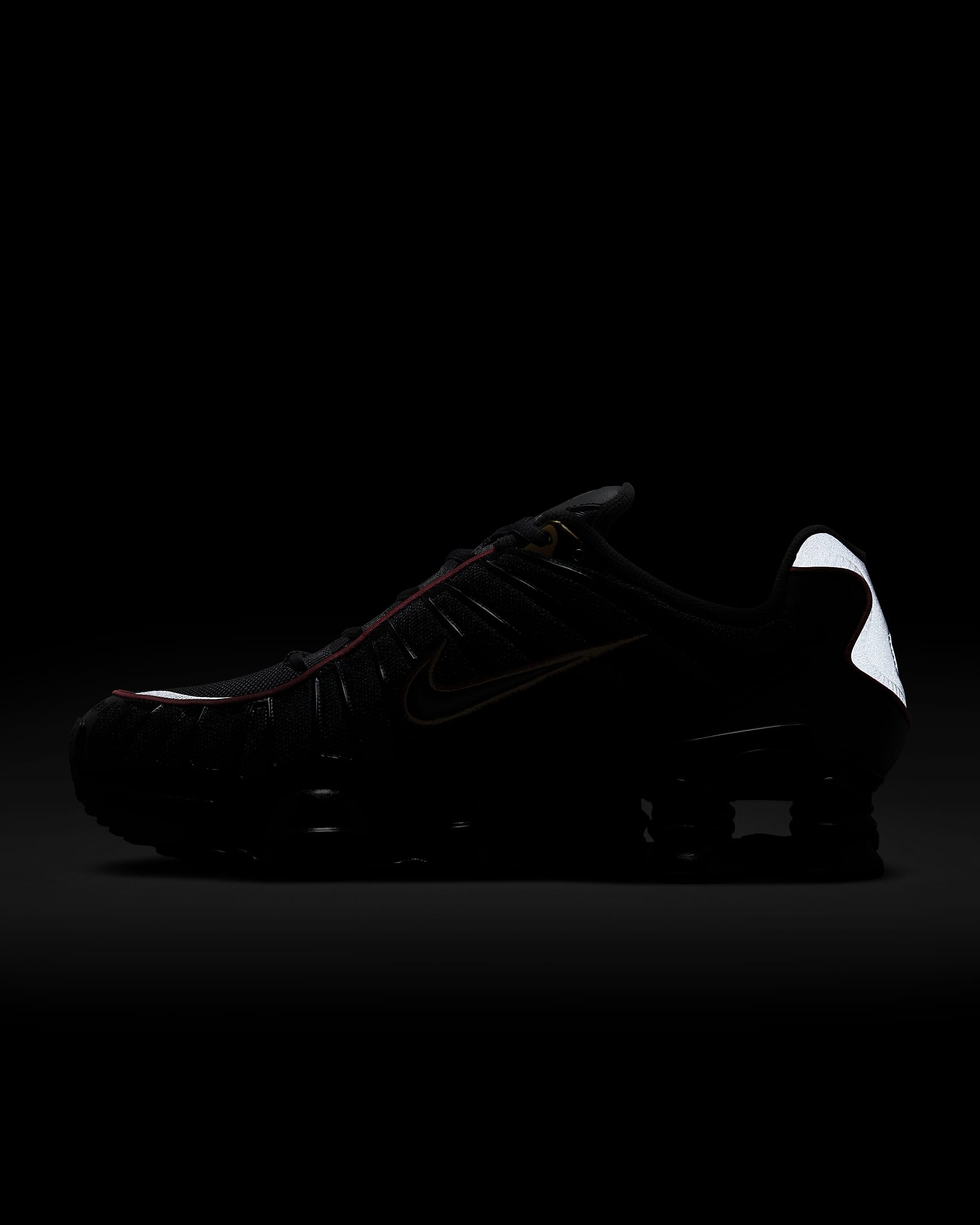 Nike Shox TL Men's Shoes - Black/Magma Orange/University Red/Black