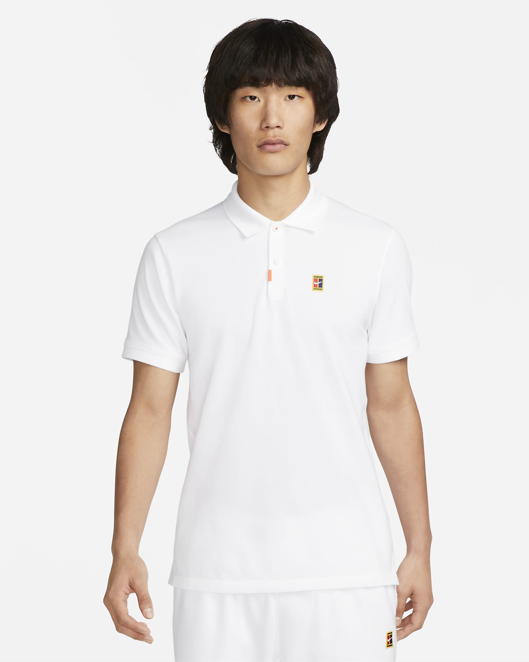 The Nike Polo Men's Slim-Fit Polo - White