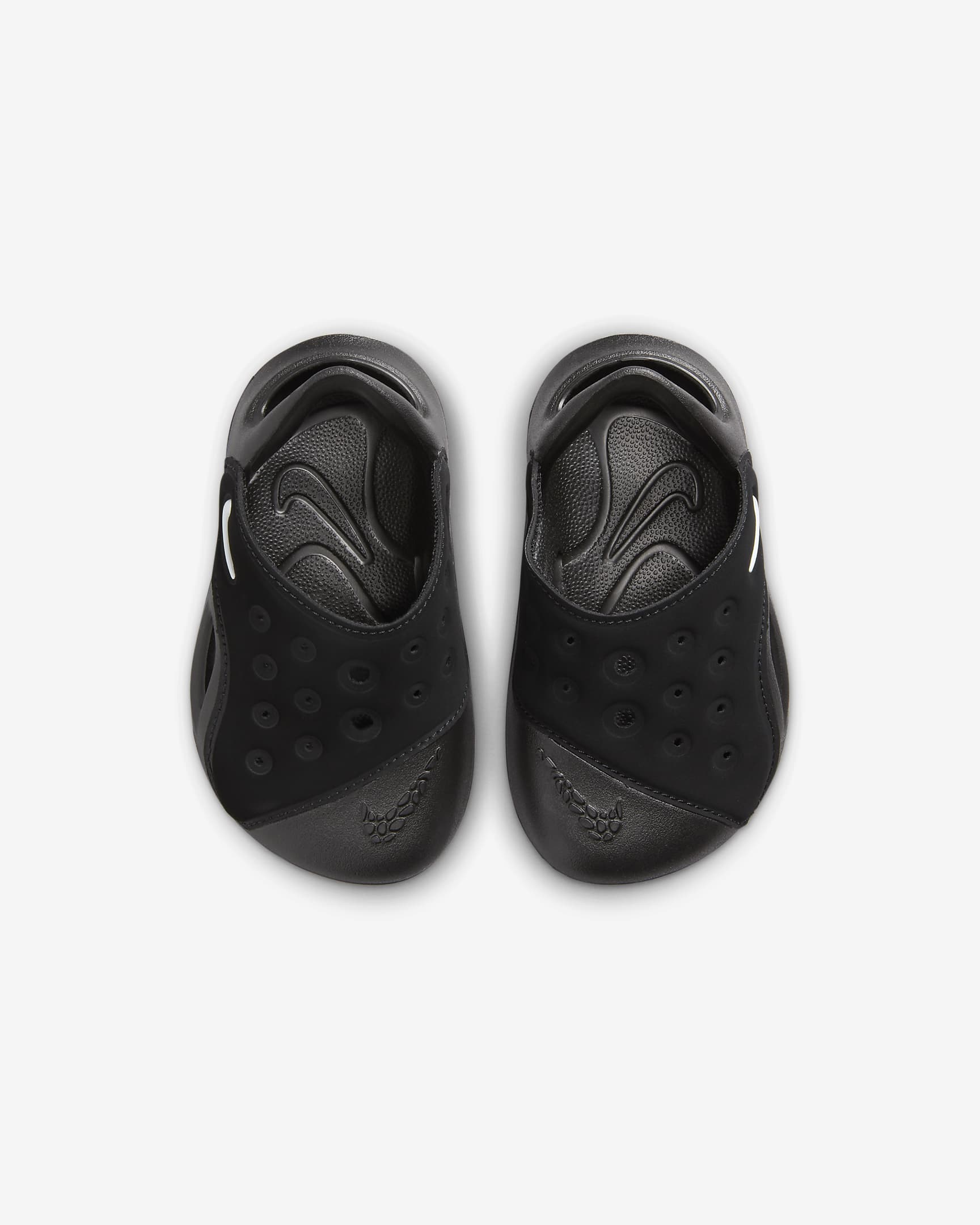 Nike Aqua Swoosh sandal til sped-/småbarn - Svart/Anthracite/Hvit