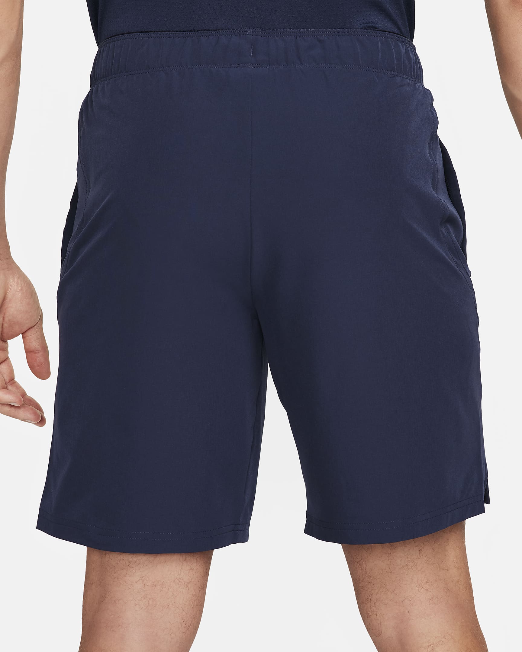 NikeCourt Advantage Herren-Tennisshorts (ca. 23 cm) - Obsidian/Obsidian/Weiß