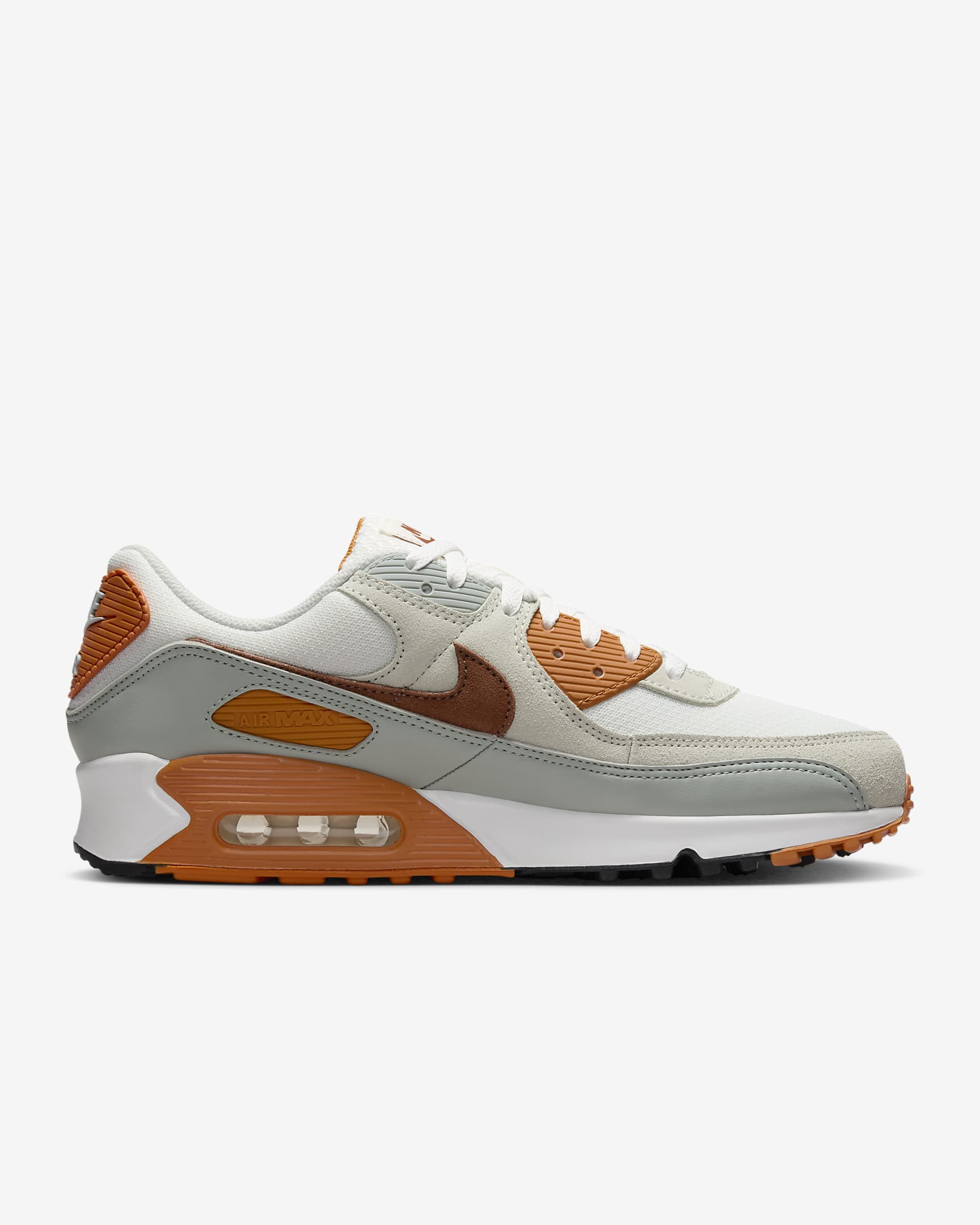 Nike Air Max 90 Men's Shoes - Summit White/Monarch/Light Pumice/Light British Tan