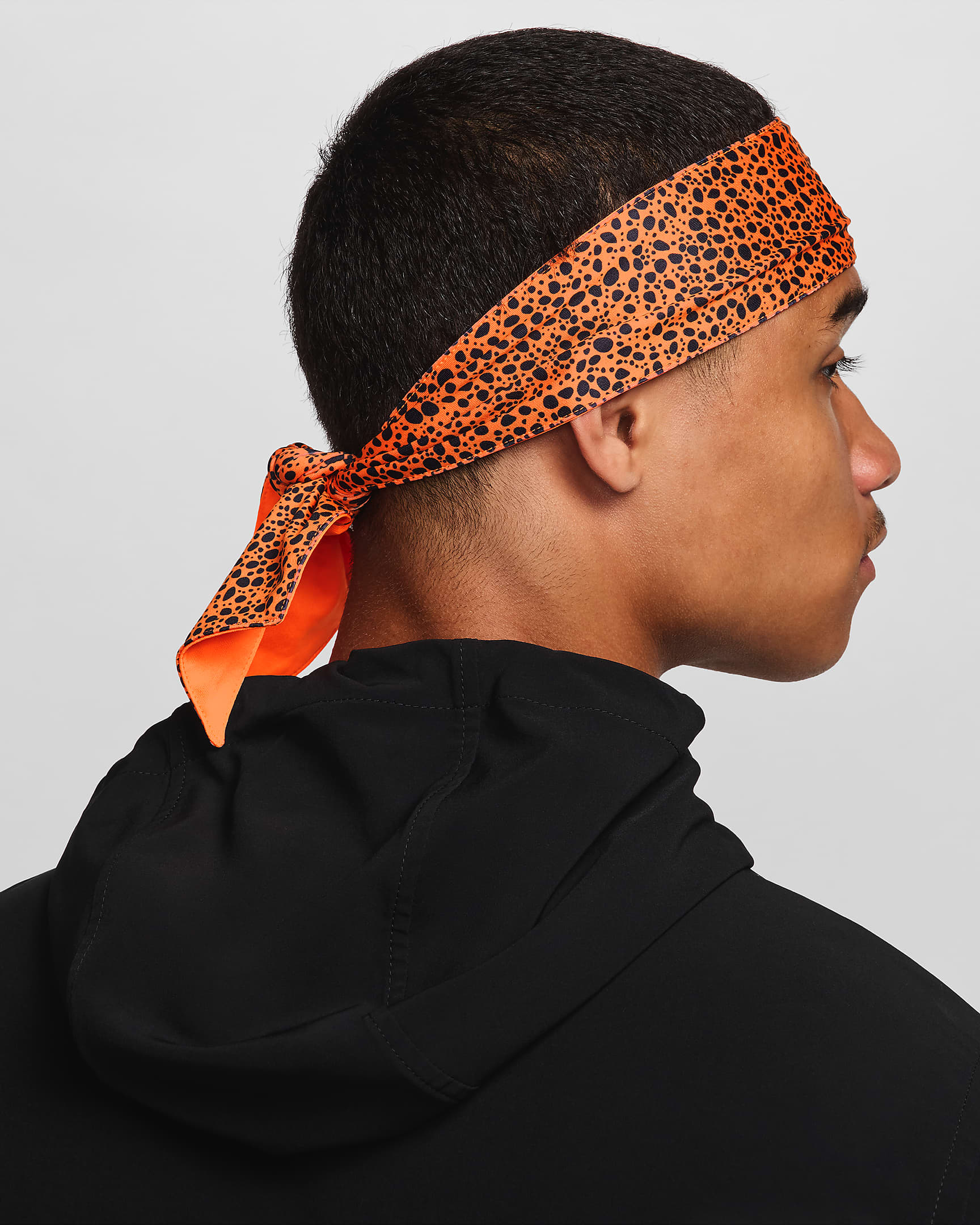 Nike Dri-FIT Reversible Head Tie - Total Orange/Dark Obsidian