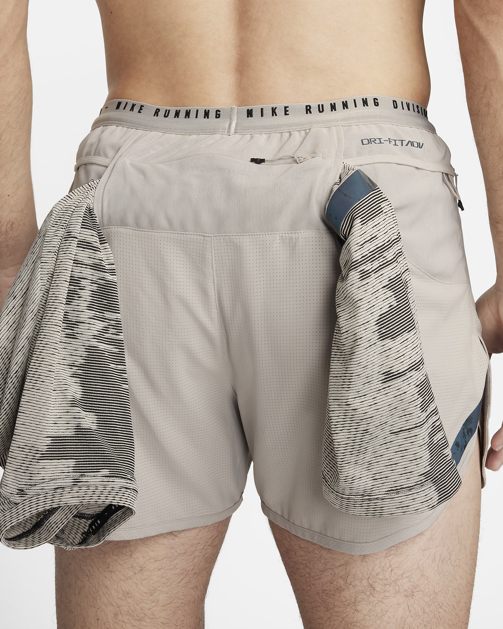 Nike DriFIT ADV Run Division Men's 10cm (approx.) BriefLined Running Shorts. Nike LU