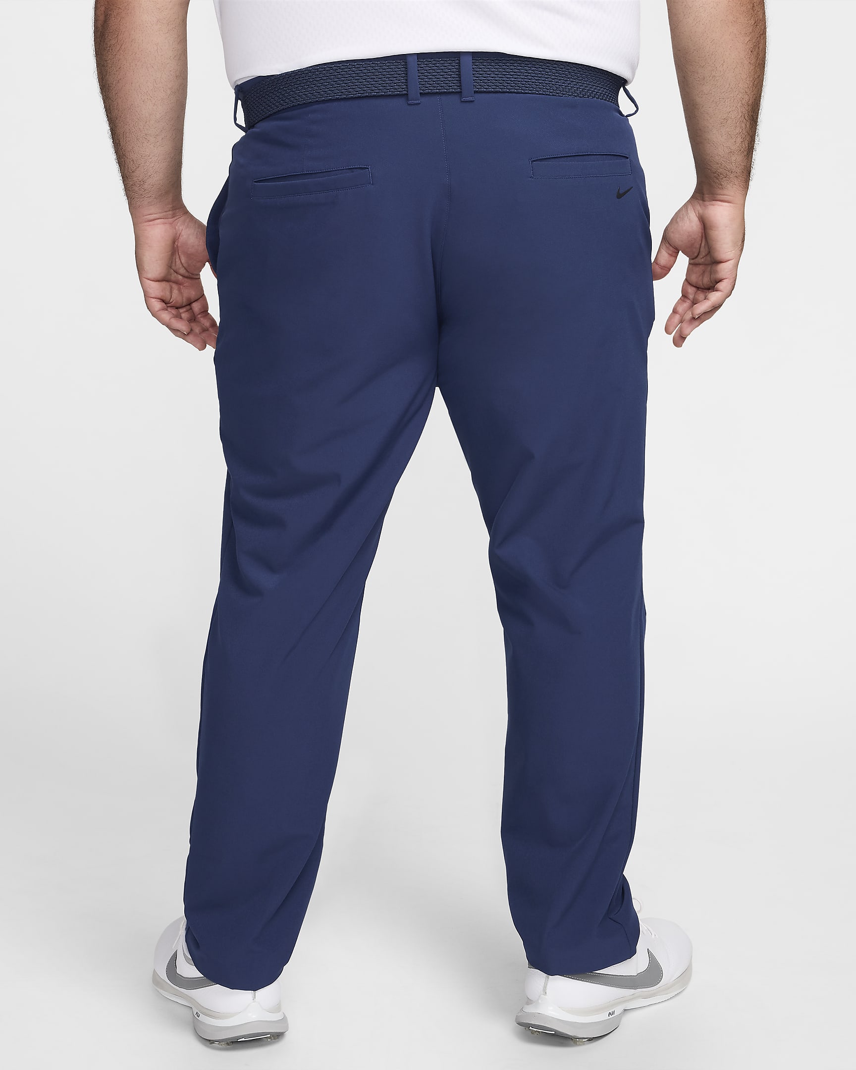 Golfbyxor Nike Tour Repel Flex med slimmad passform för män - Midnight Navy/Svart