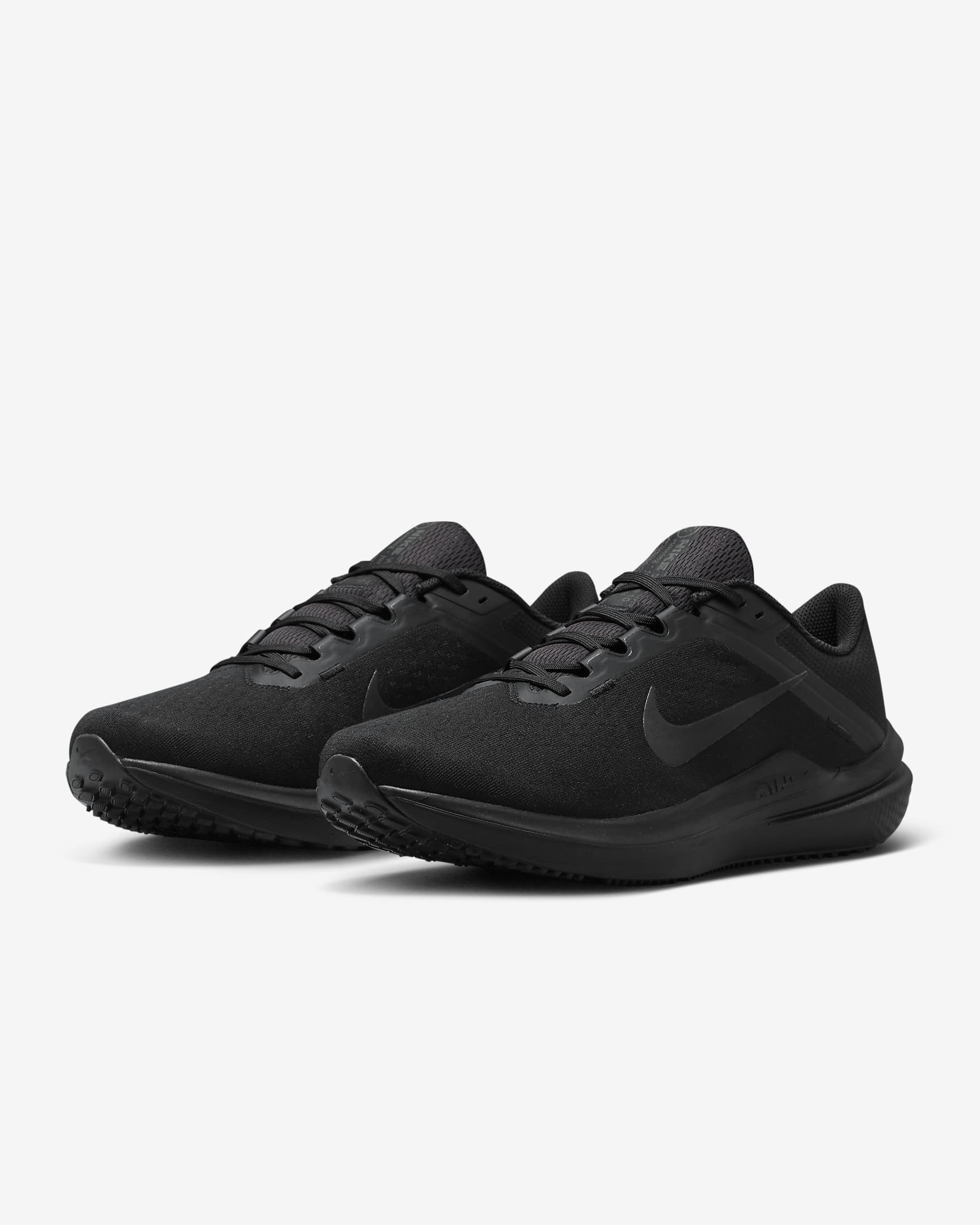 Nike Winflo 10 Men's Road Running Shoes - Black/Black/Anthracite/Black