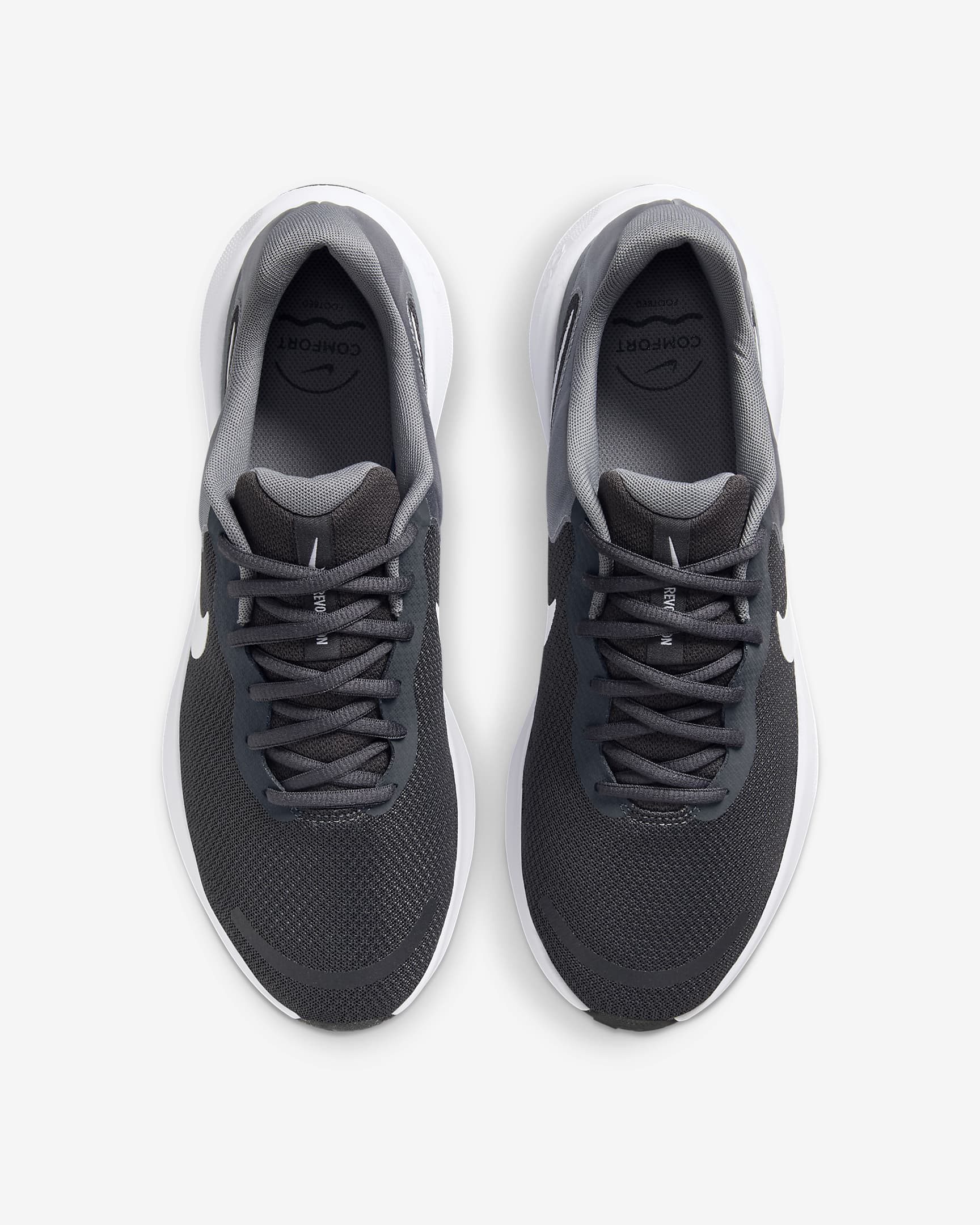 Sapatilhas de running para estrada Nike Revolution 7 para homem - Anthracite/Cinzento Cool/Preto/Branco