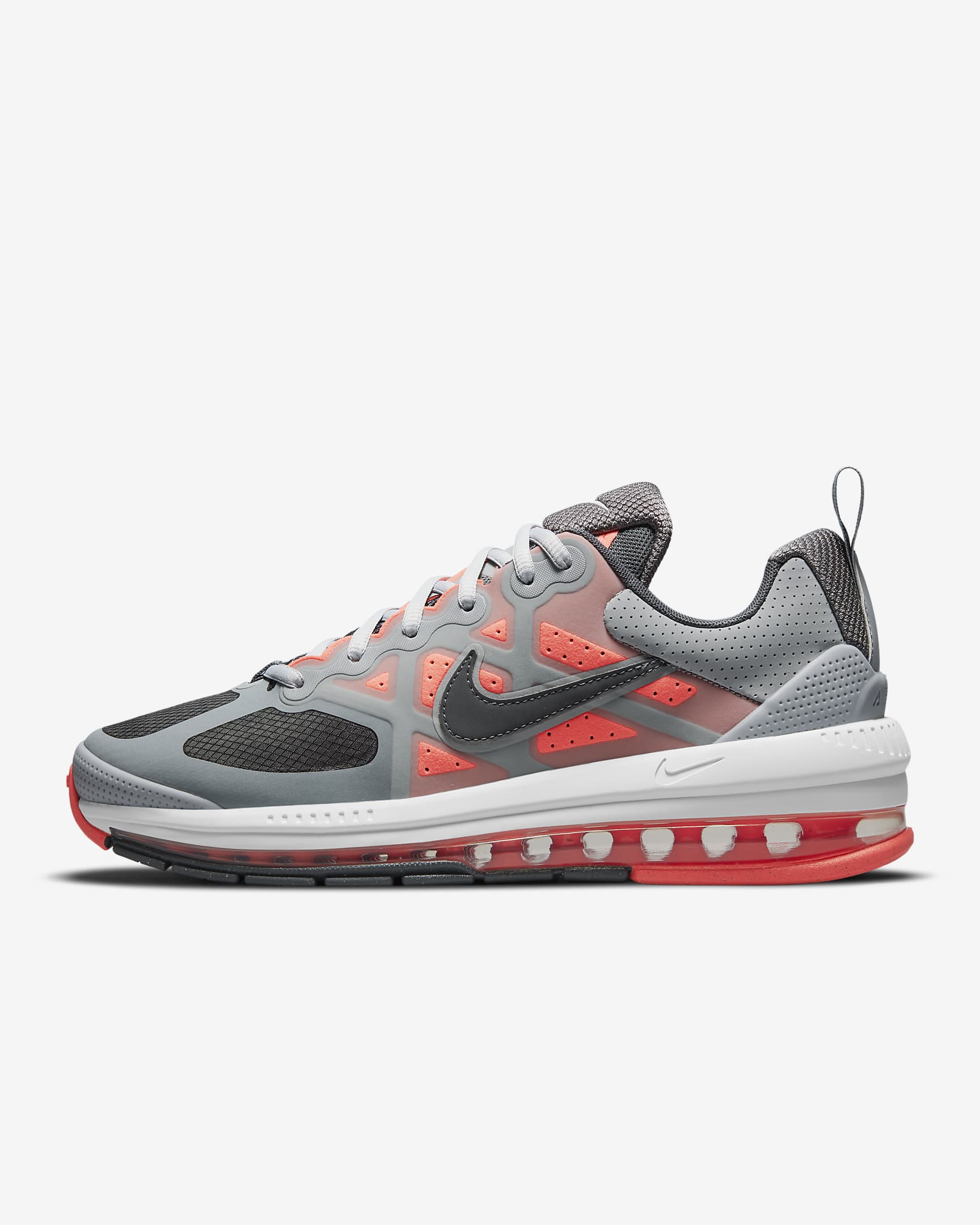 Nike Air Max Genome Men's Shoes - Light Smoke Grey/Bright Mango/Summit White/Iron Grey