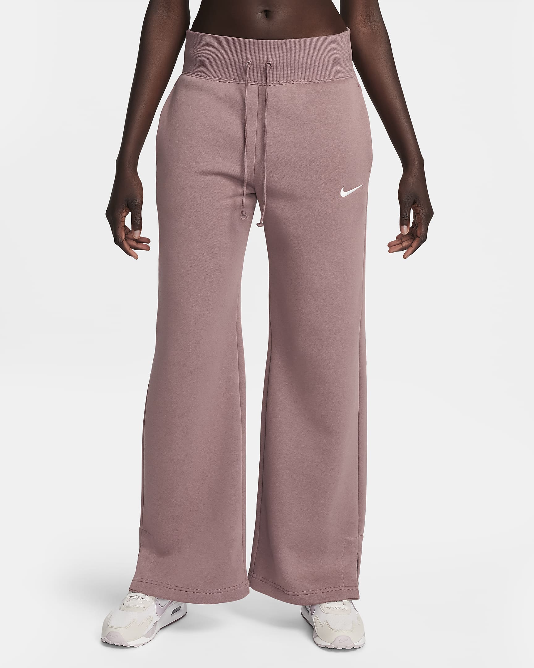 Nike Sportswear Phoenix Fleece Women's High-Waisted Wide-Leg Tracksuit ...