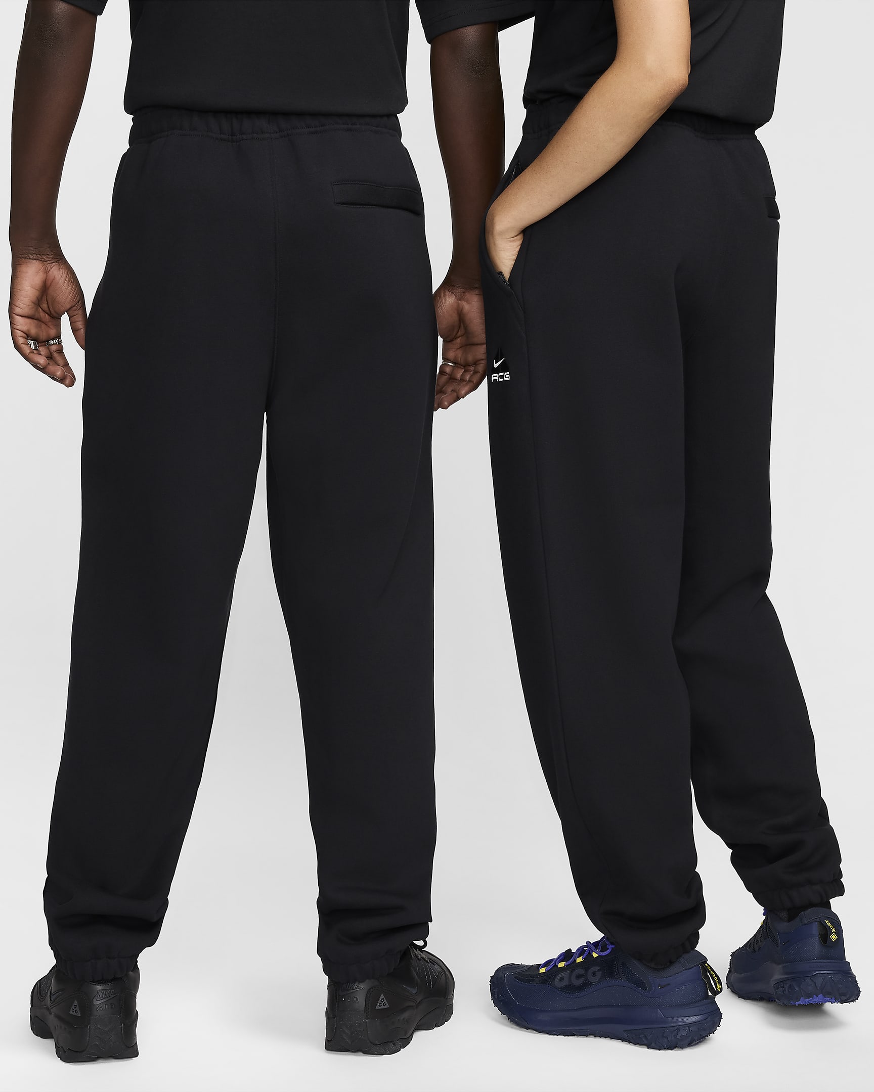 Nike ACG Lungs Therma-FIT Repel 'Tuff Fleece' Trousers - Black/Anthracite/Summit White