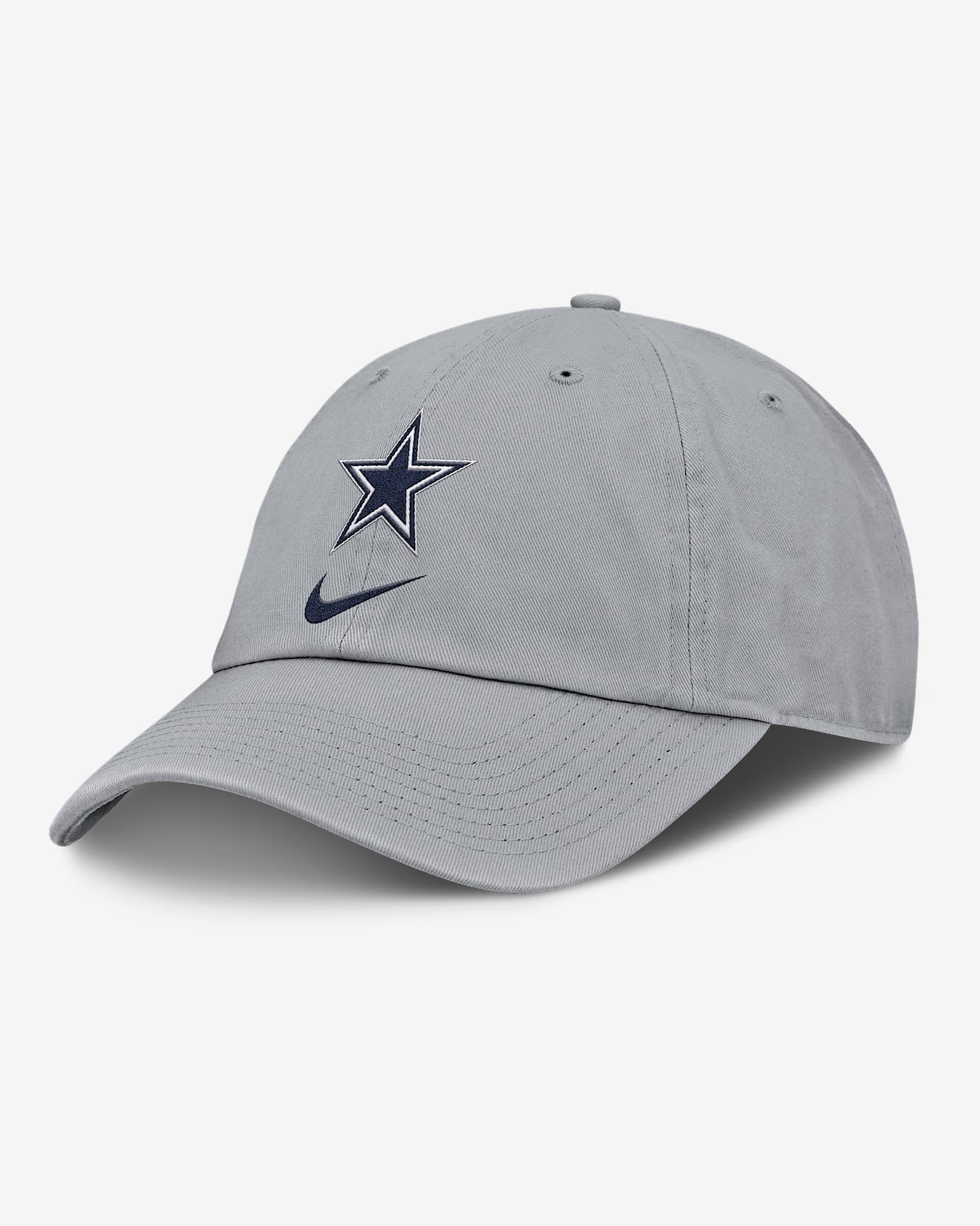 Gorra ajustable Nike de la NFL para hombre Dallas Cowboys Club - Gris