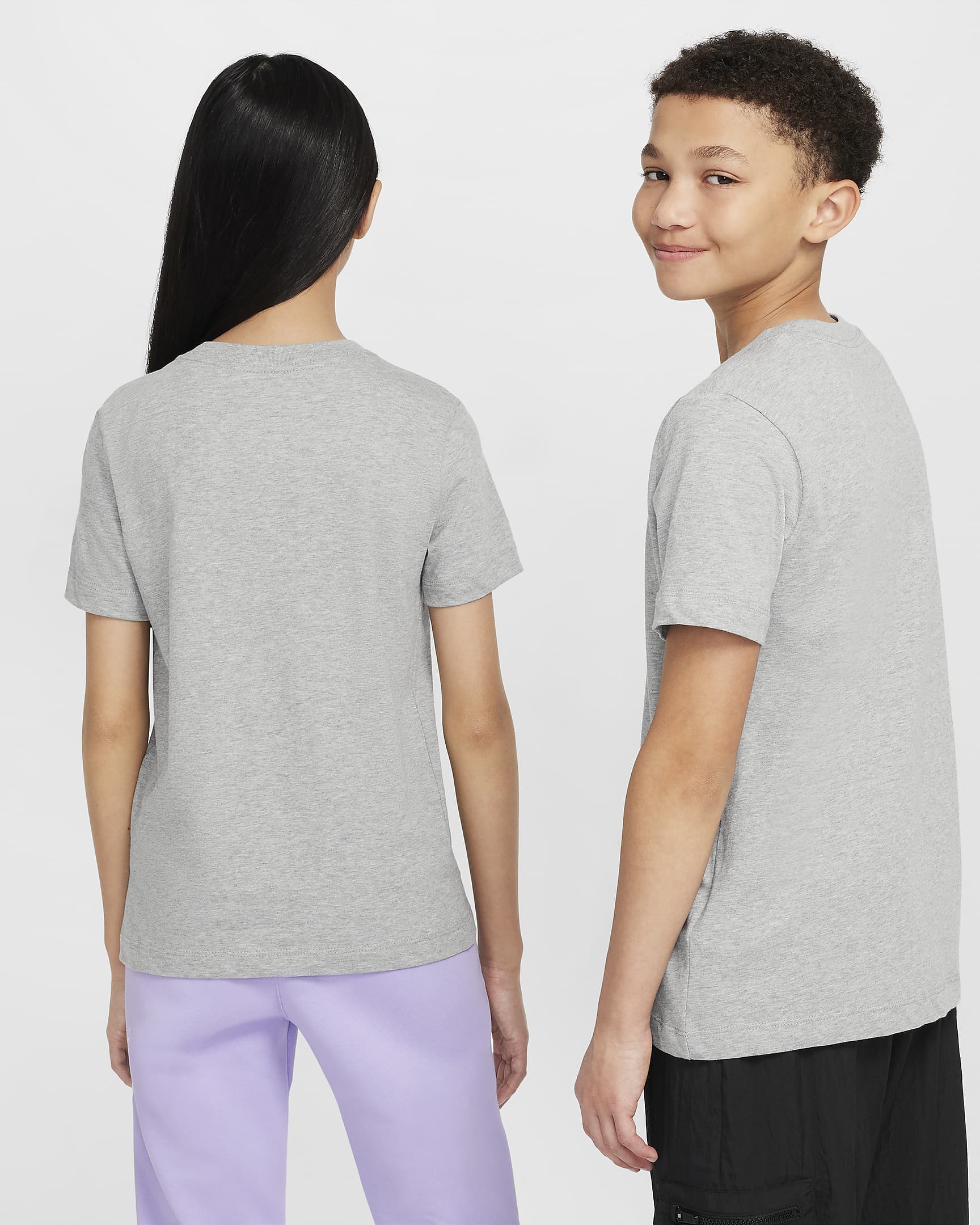 Nike Sportswear Older Kids' T-Shirt - Dark Grey Heather