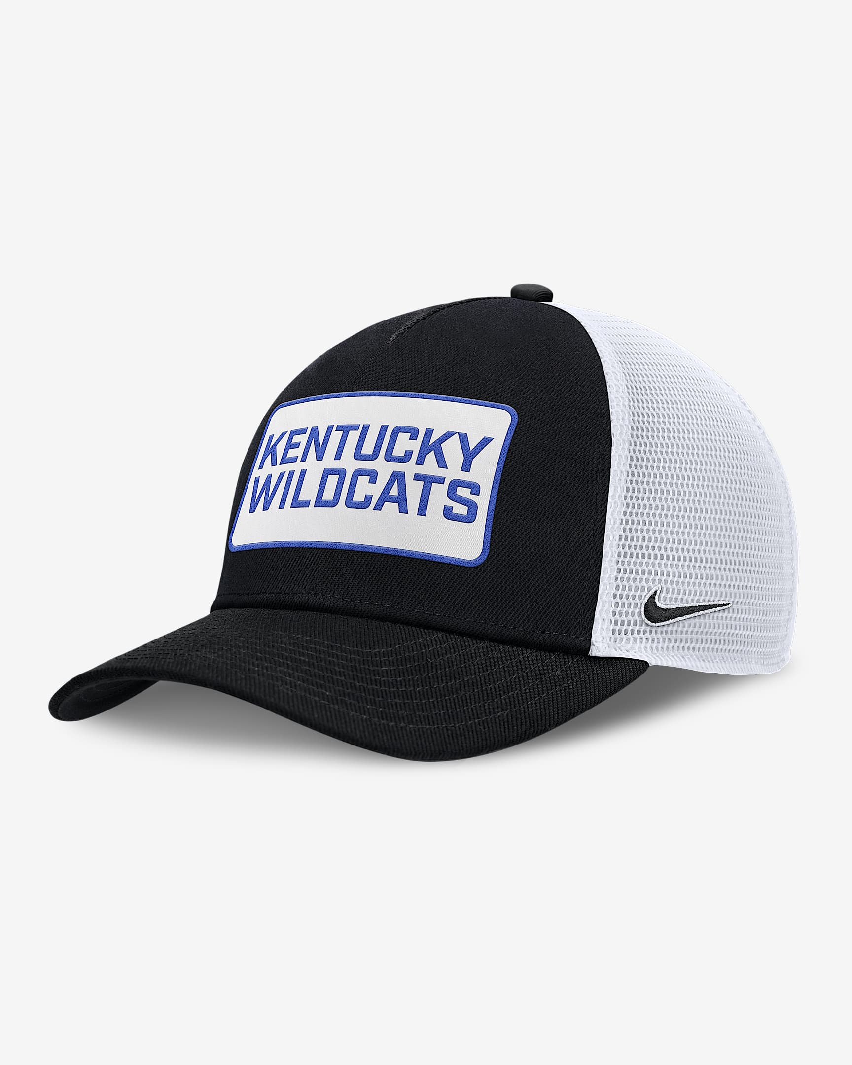 Kentucky On-Field Rise Men's Nike Nike College Trucker Adjustable Hat - Black