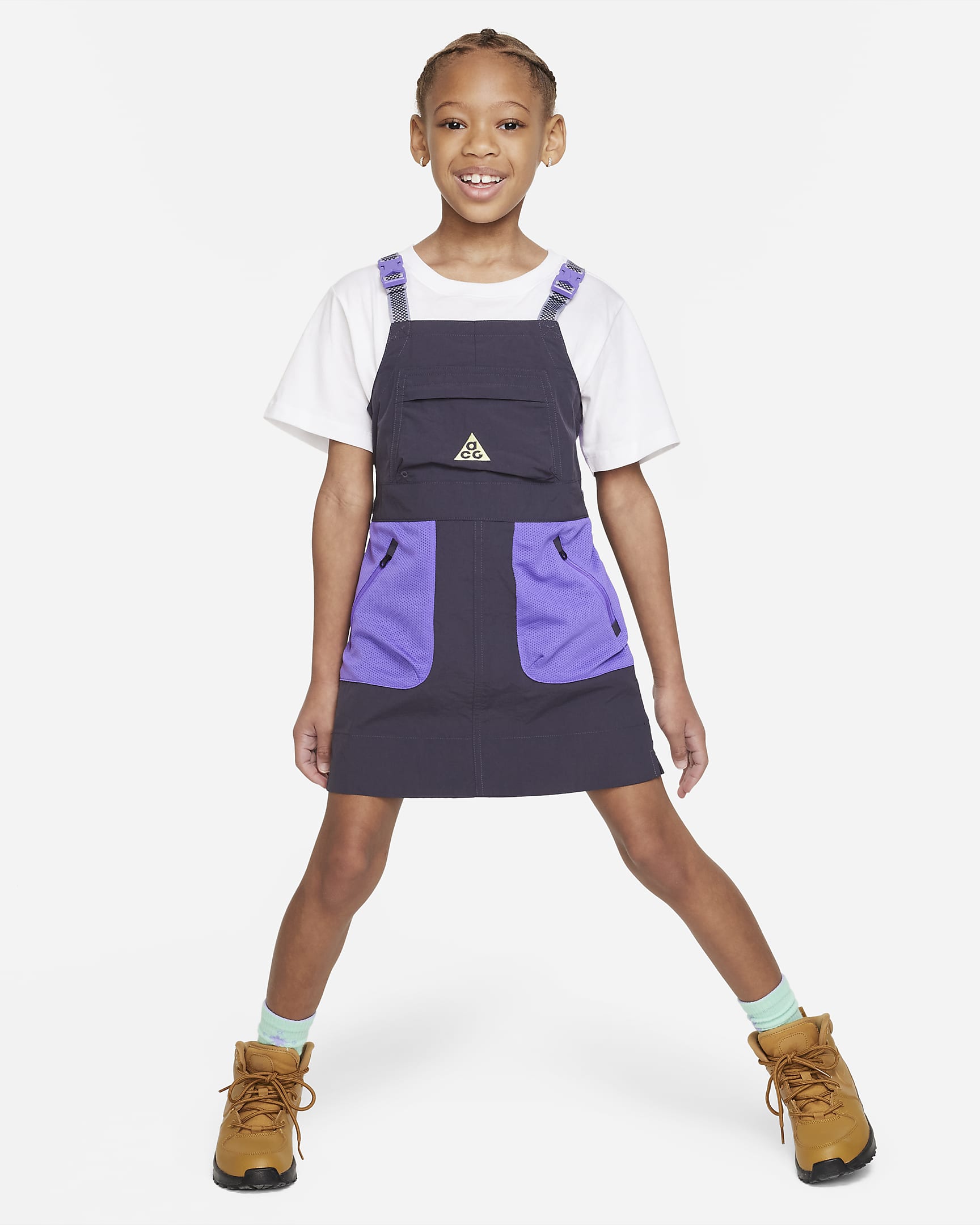 Nike ACG Utility Dress Younger Kids' Sustainable-Material Dress. Nike UK