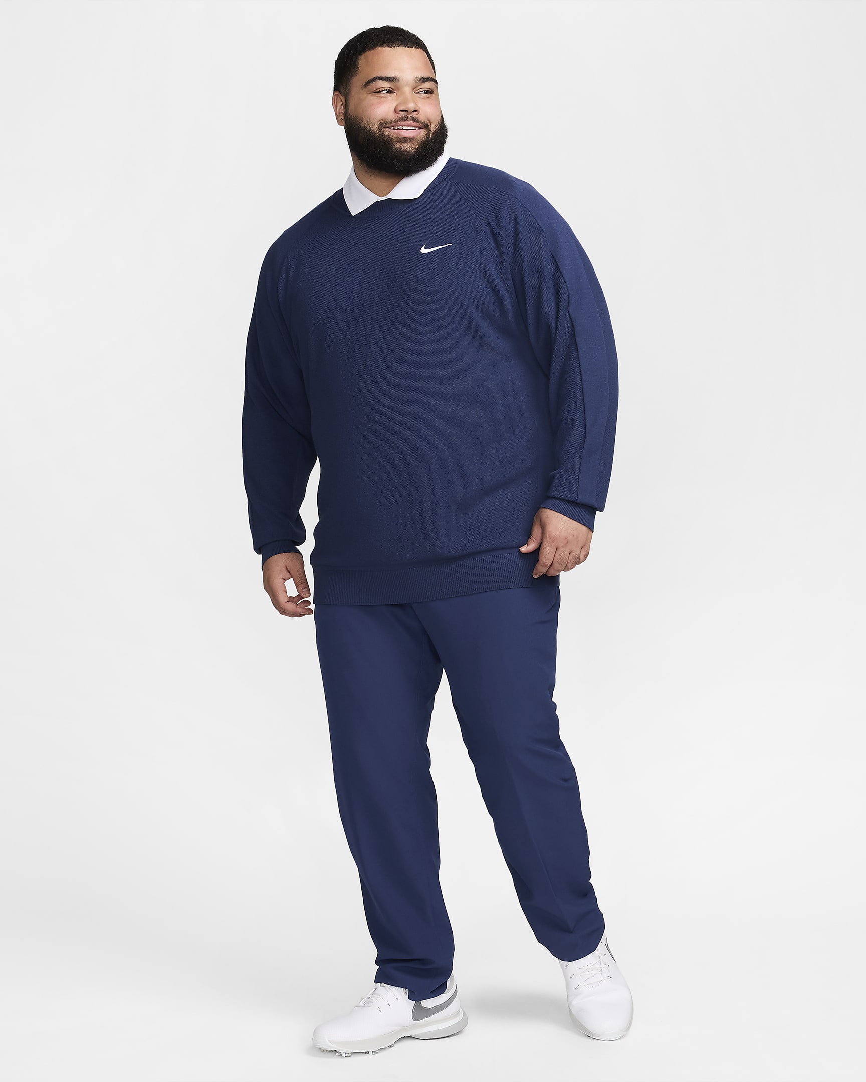 Golfbyxor Nike Tour Repel Flex med slimmad passform för män - Midnight Navy/Svart