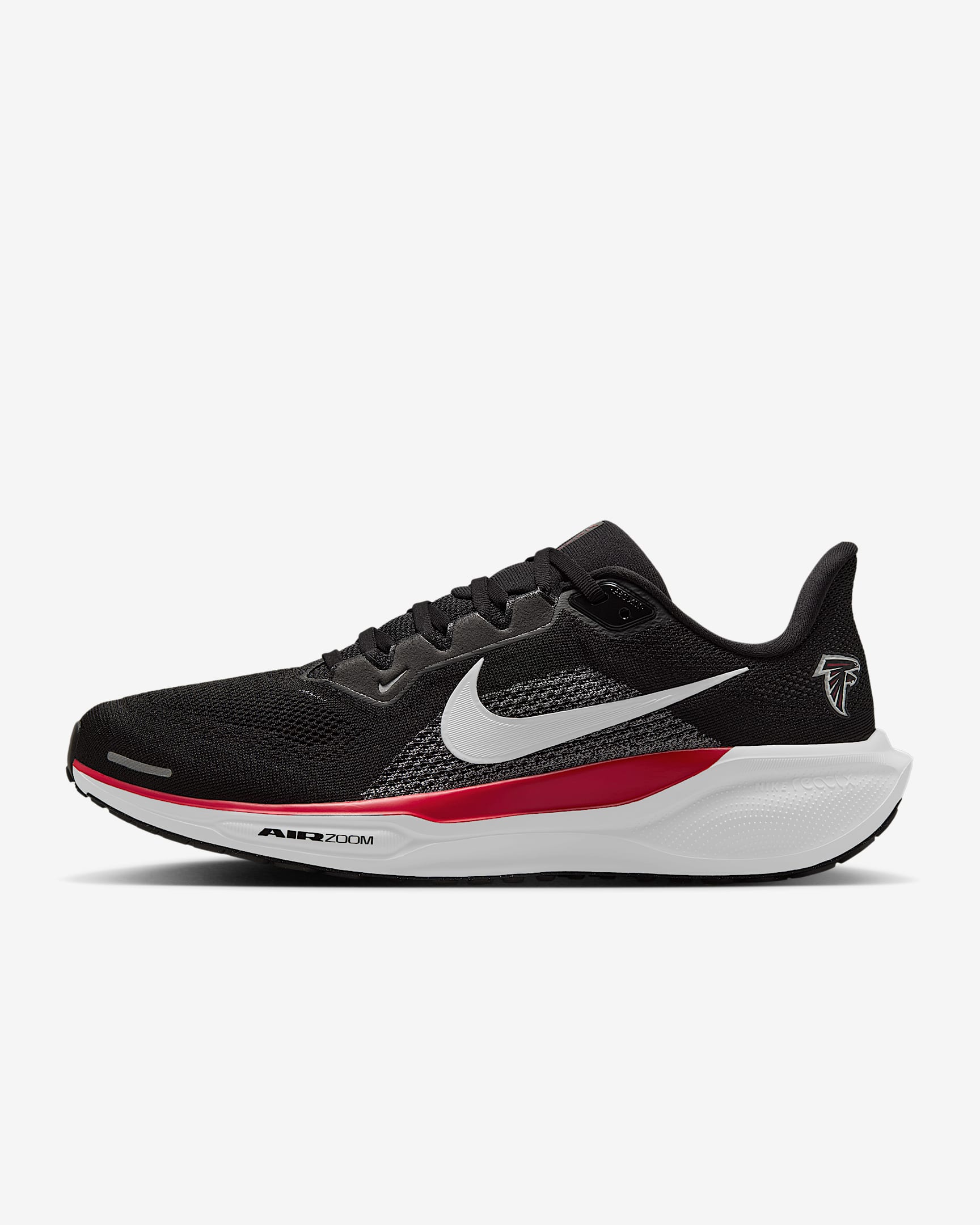 Atlanta Falcons Pegasus 41 Men's Nike NFL Road Running Shoes - Black/Gym Red/White