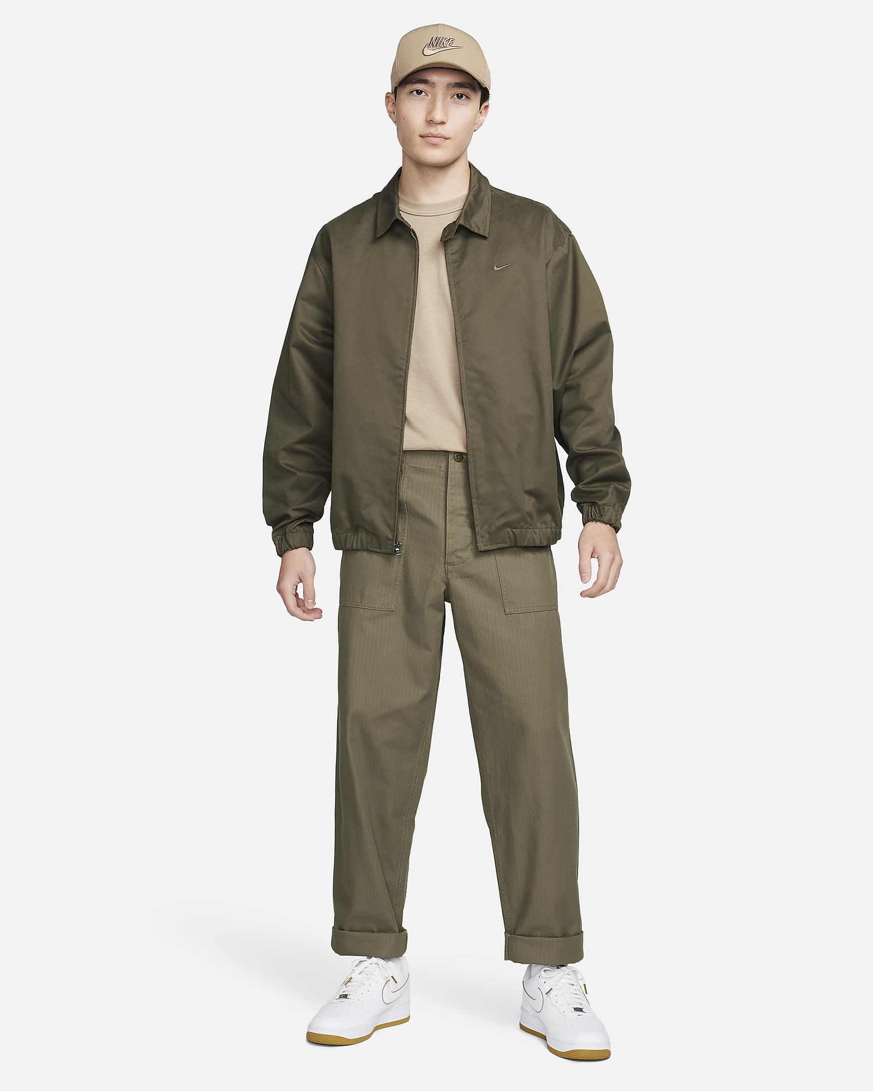 Nike Life Pantalón Fatigue - Hombre - Medium Olive/Medium Olive