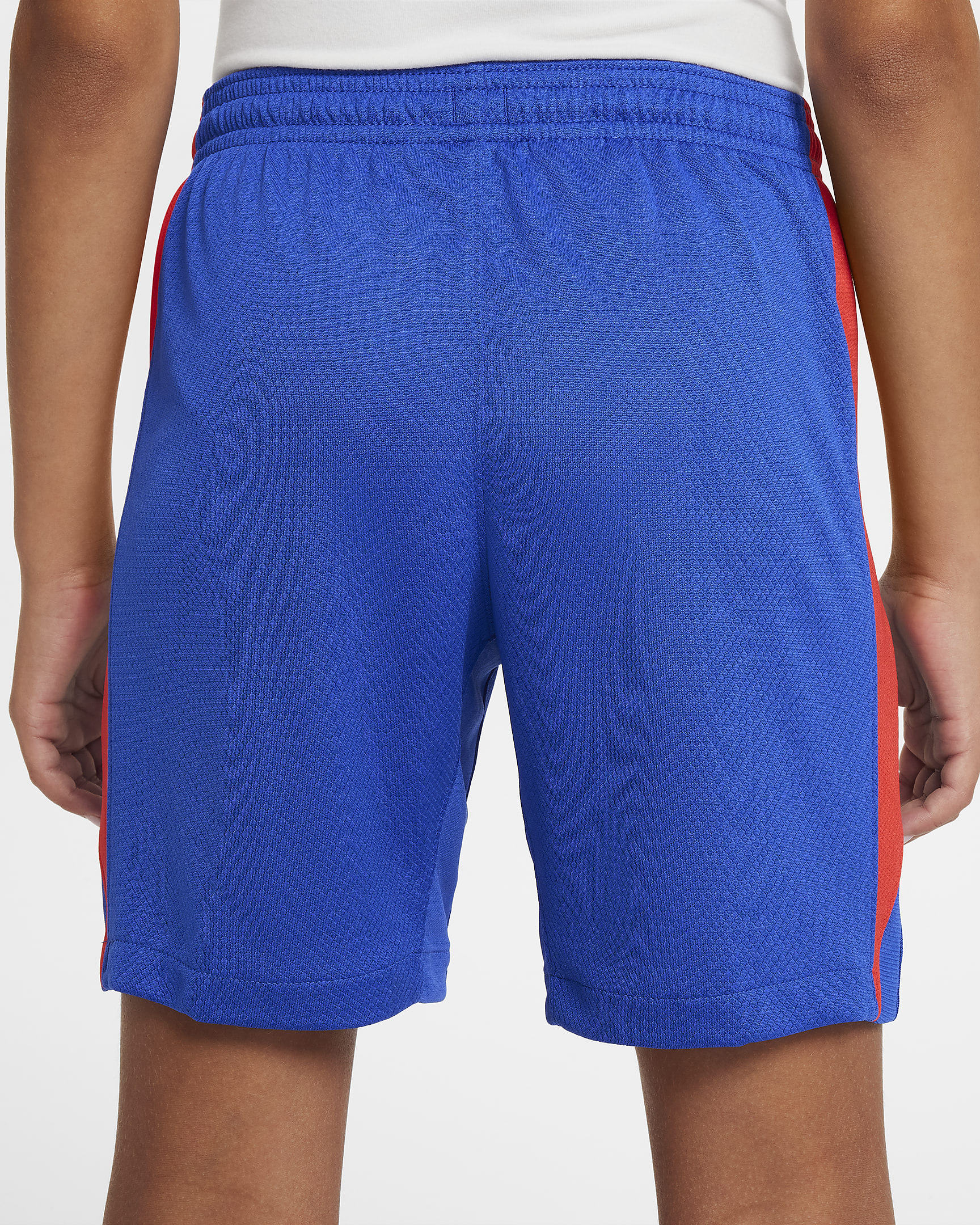 Atlético Madrid 2024/25 Stadium Home Older Kids' Nike Dri-FIT Football Replica Shorts - Hyper Royal/Light Crimson/White