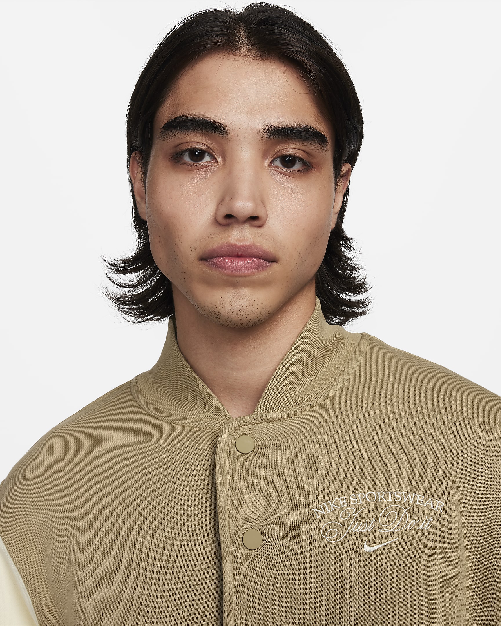 Nike Sportswear Men's Fleece Varsity Jacket. Nike CA