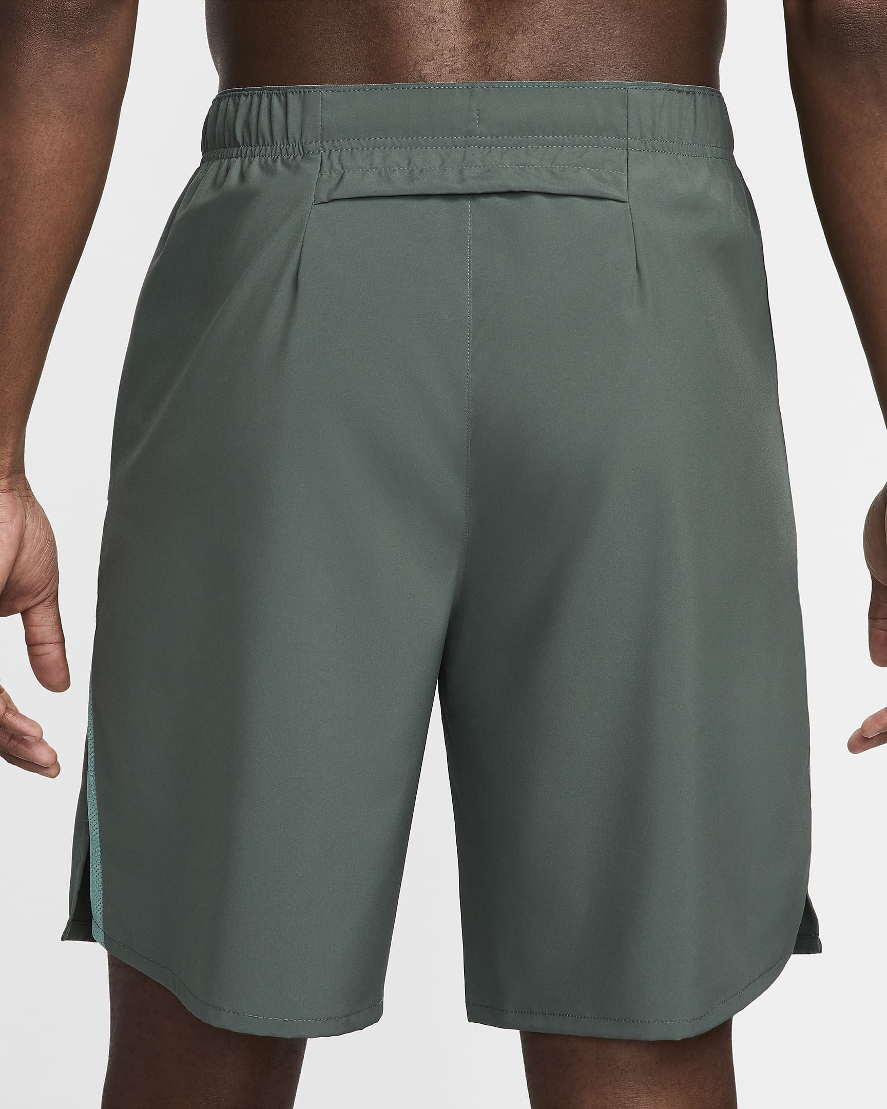 Nike Challenger Men's Dri-FIT 23cm (approx.) Unlined Versatile Shorts - Vintage Green/Bicoastal/Black