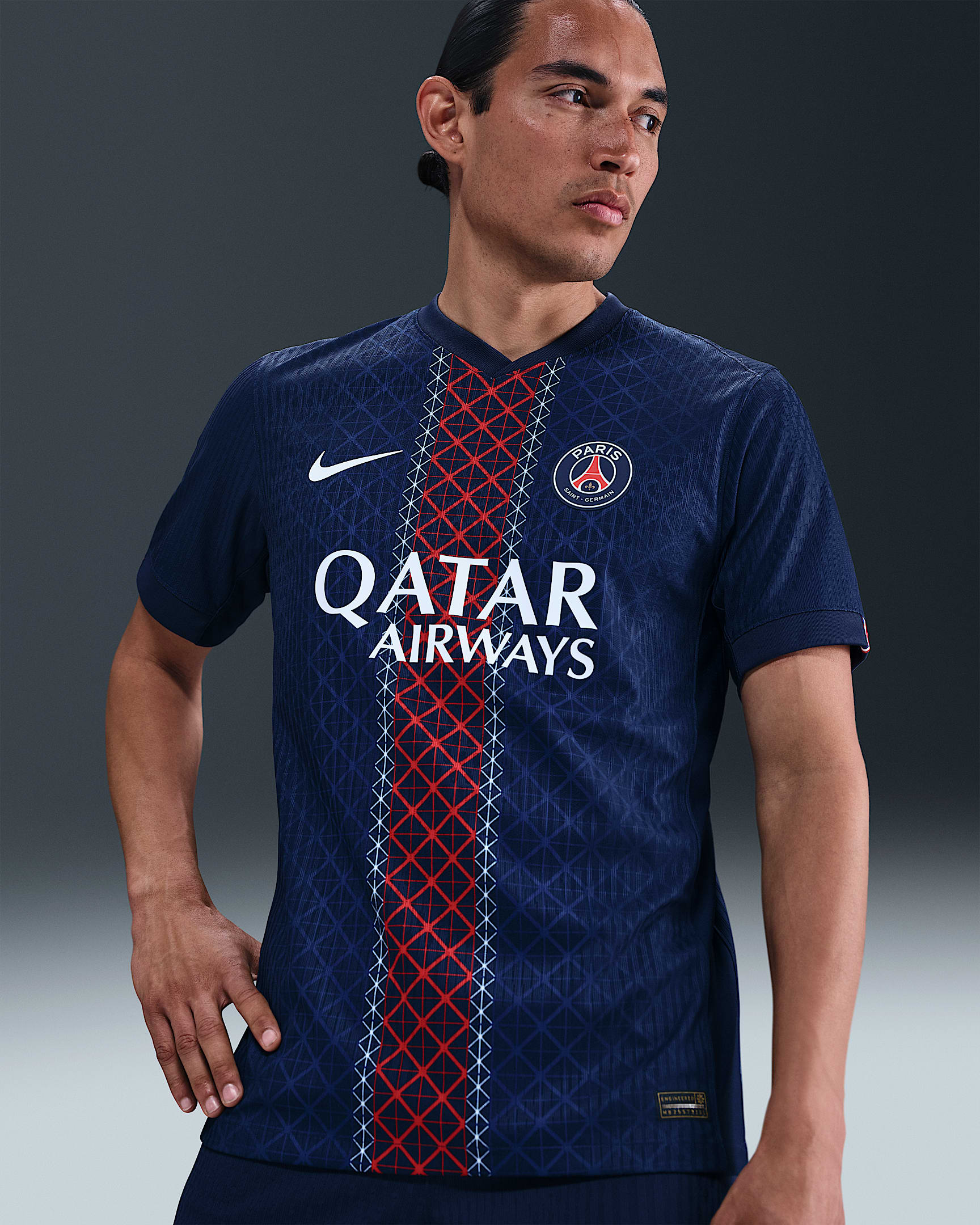 Paris Saint-Germain 2025/26 Match Home Men's Nike Dri-FIT ADV Football Authentic Shirt - Midnight Navy/Midnight Navy/White