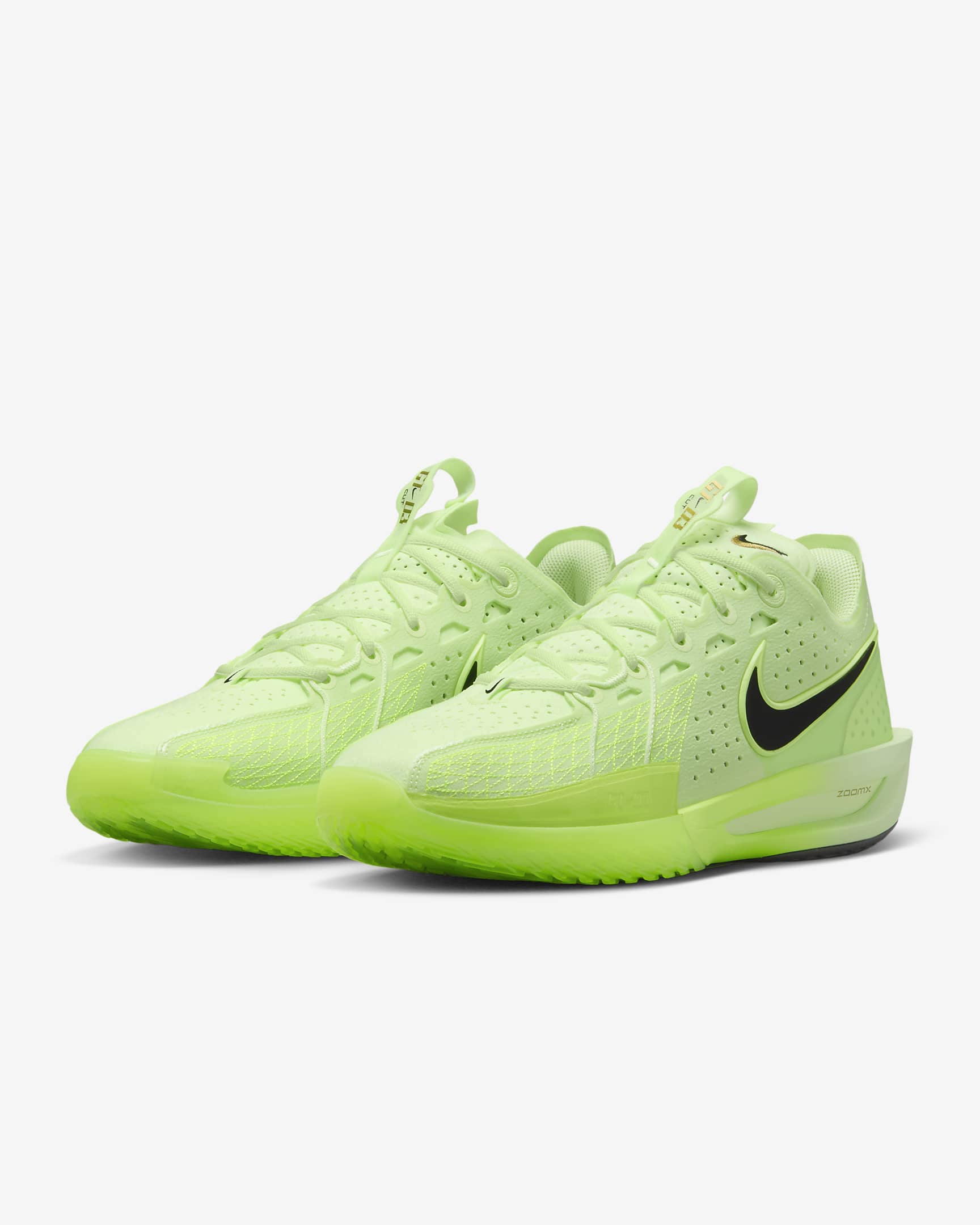 Nike G.T. Cut 3 EP Basketball Shoes - Barely Volt/Volt/Metallic Gold/Black