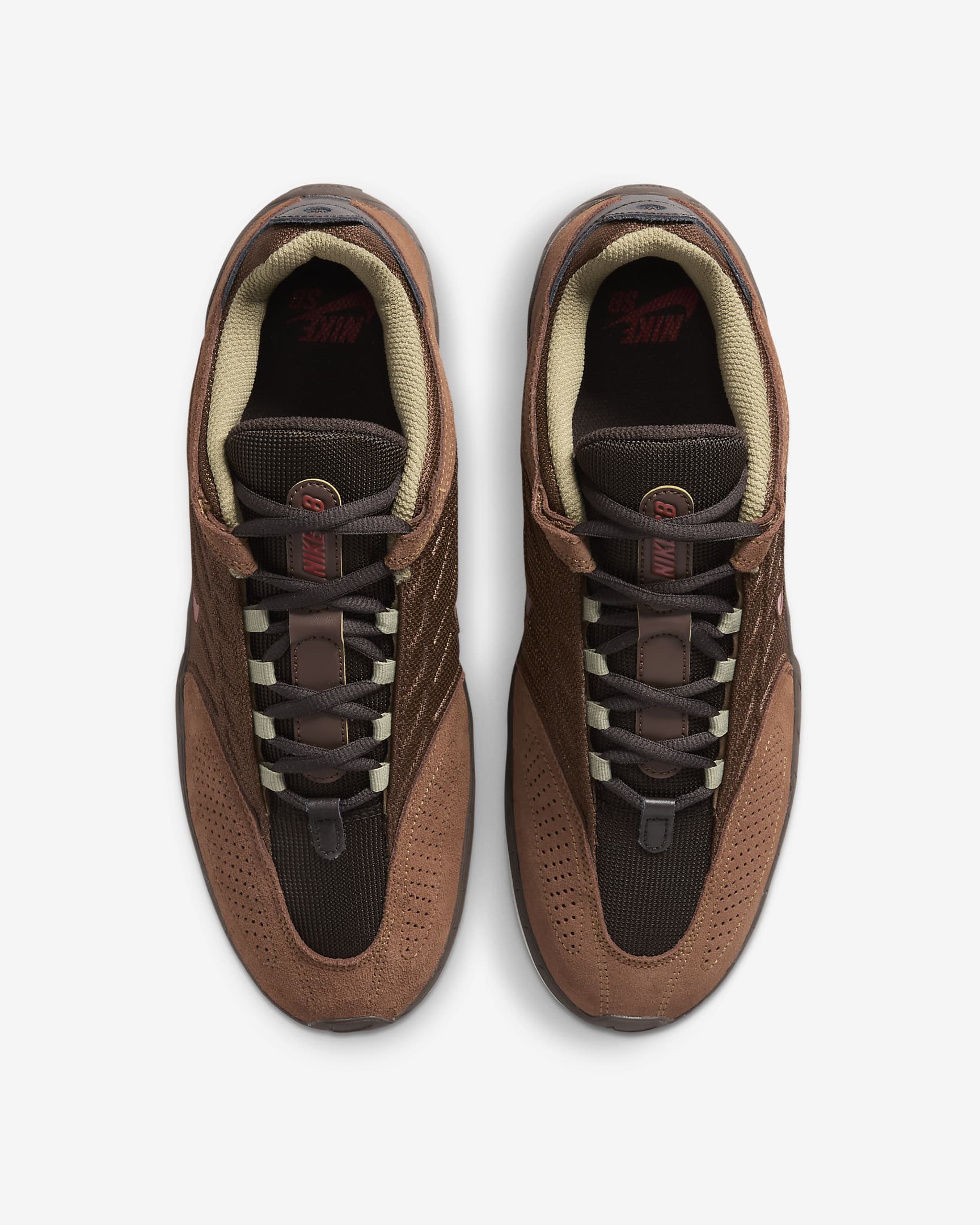 Sko Nike SB Vertebrae för män - Cacao Wow/Light British Tan/Velvet Brown/Dragon Red