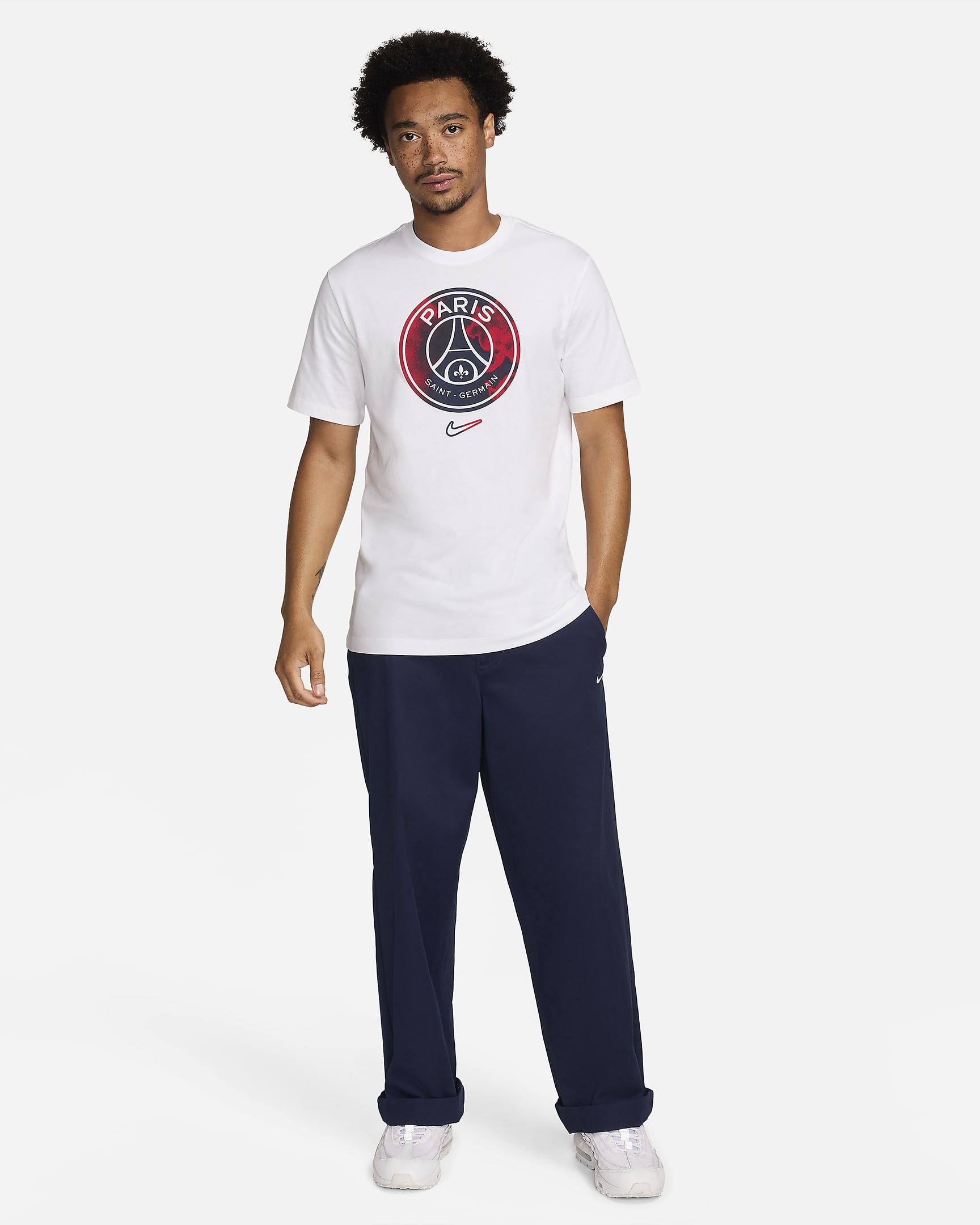 Paris Saint-Germain Men's Nike Football T-Shirt - White