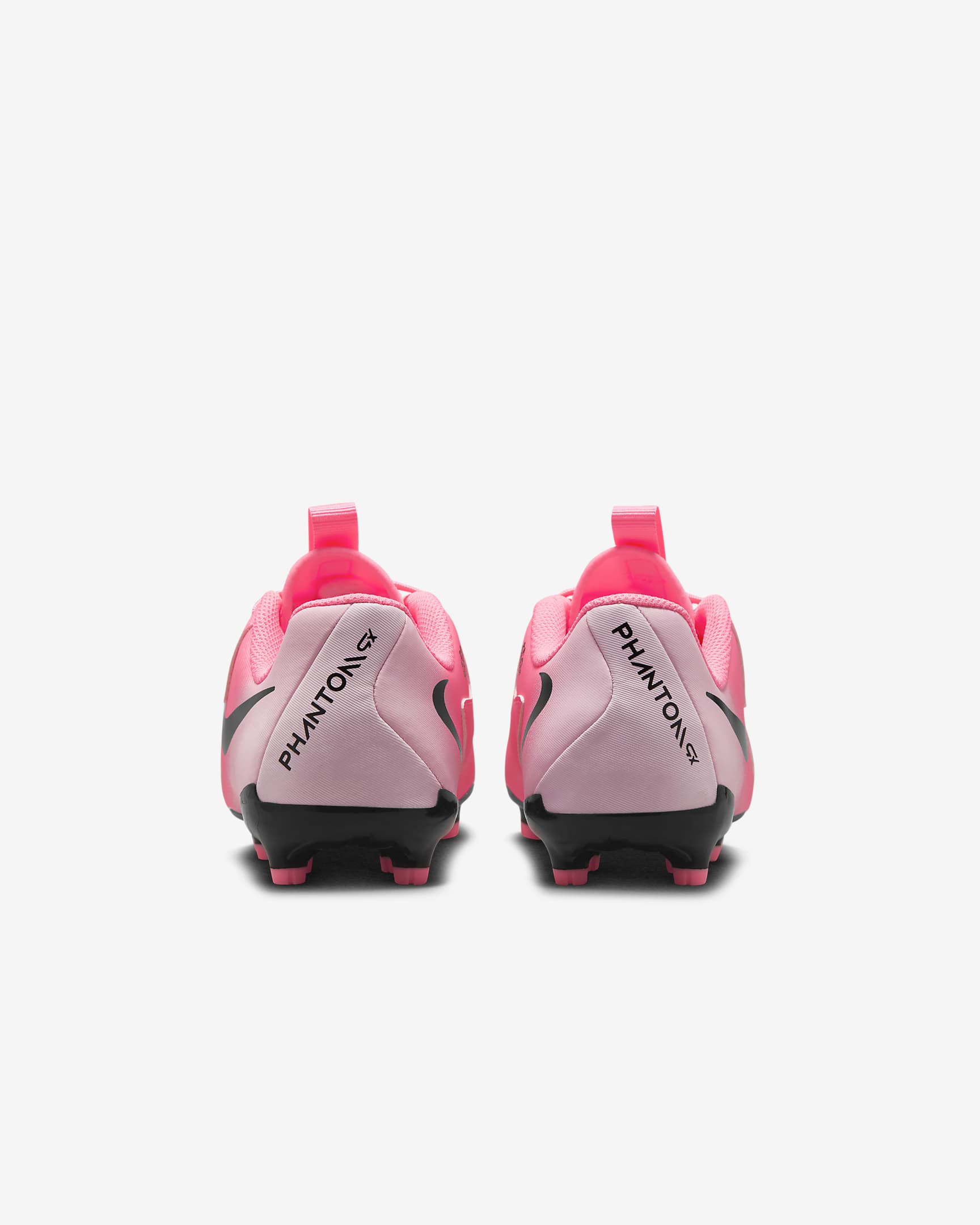 Chaussure de foot basse à crampons MG Nike Jr. Phantom GX 2 Academy pour enfant/ado - Sunset Pulse/Noir