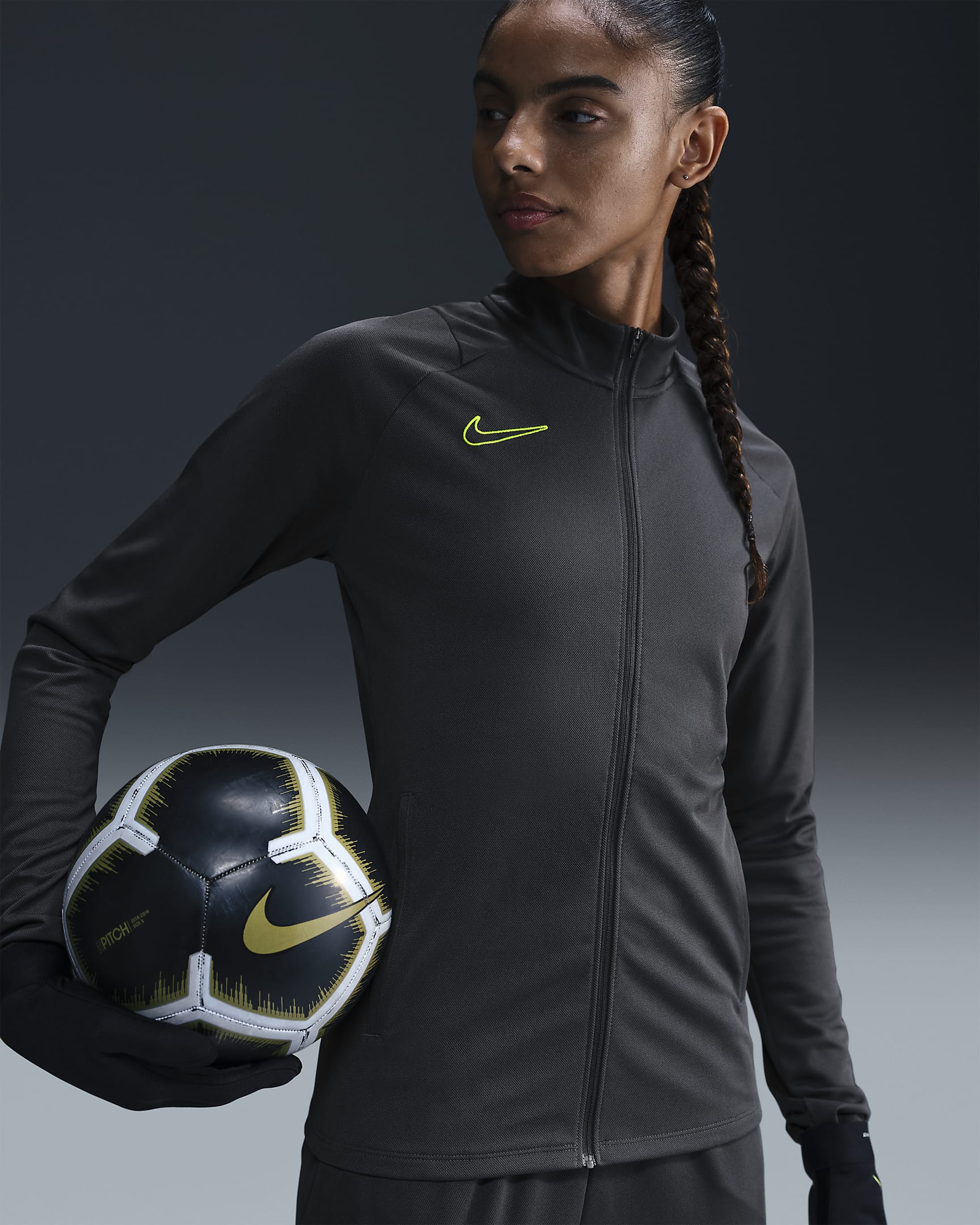 Nike Dri-FIT Academy Women's Tracksuit - Anthracite/Volt