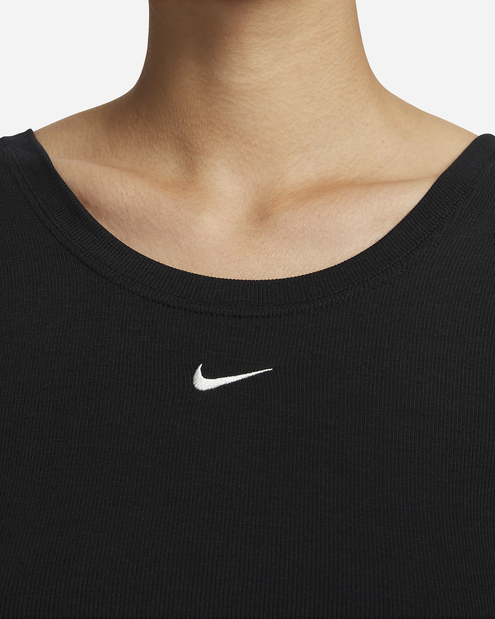 Nike Sportswear Chill Knit Women's Tight Scoop-Back Short-Sleeve Mini ...