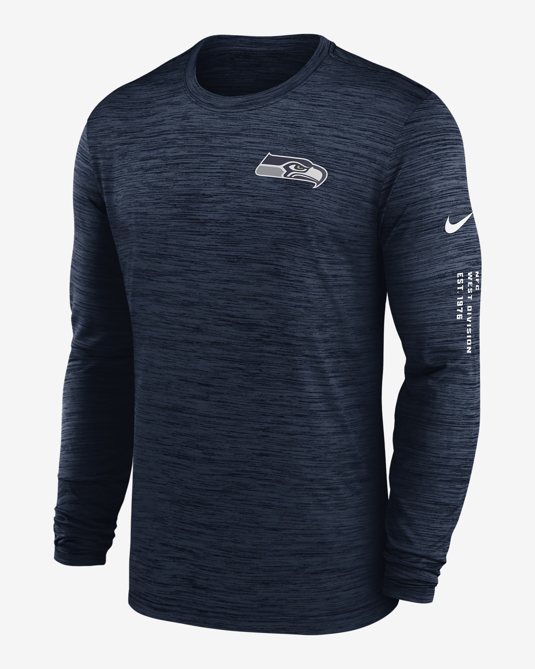 Seattle Seahawks Velocity Men's Nike Dri-FIT NFL Long-Sleeve T-Shirt ...