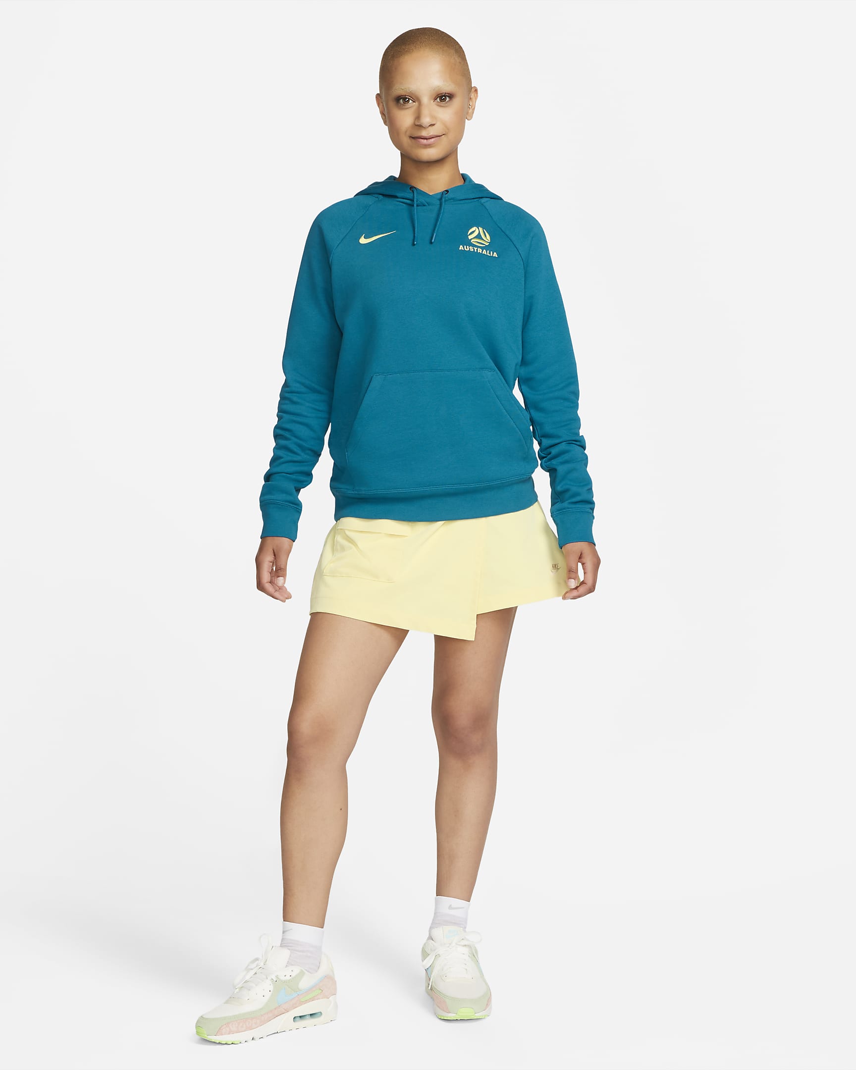 Australia Essential Women's Nike Fleece Pullover Hoodie. Nike HR