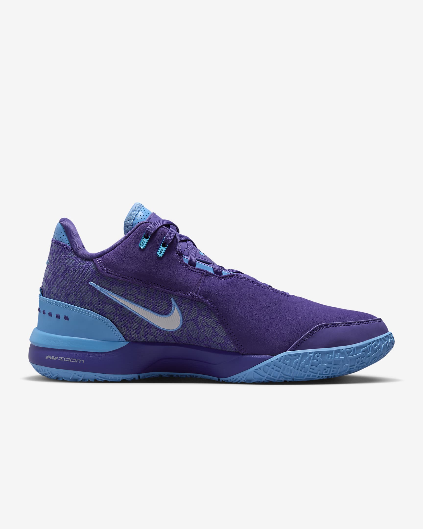 LeBron NXXT Gen AMPD EP Basketball Shoes - Field Purple/University Blue/Metallic Silver