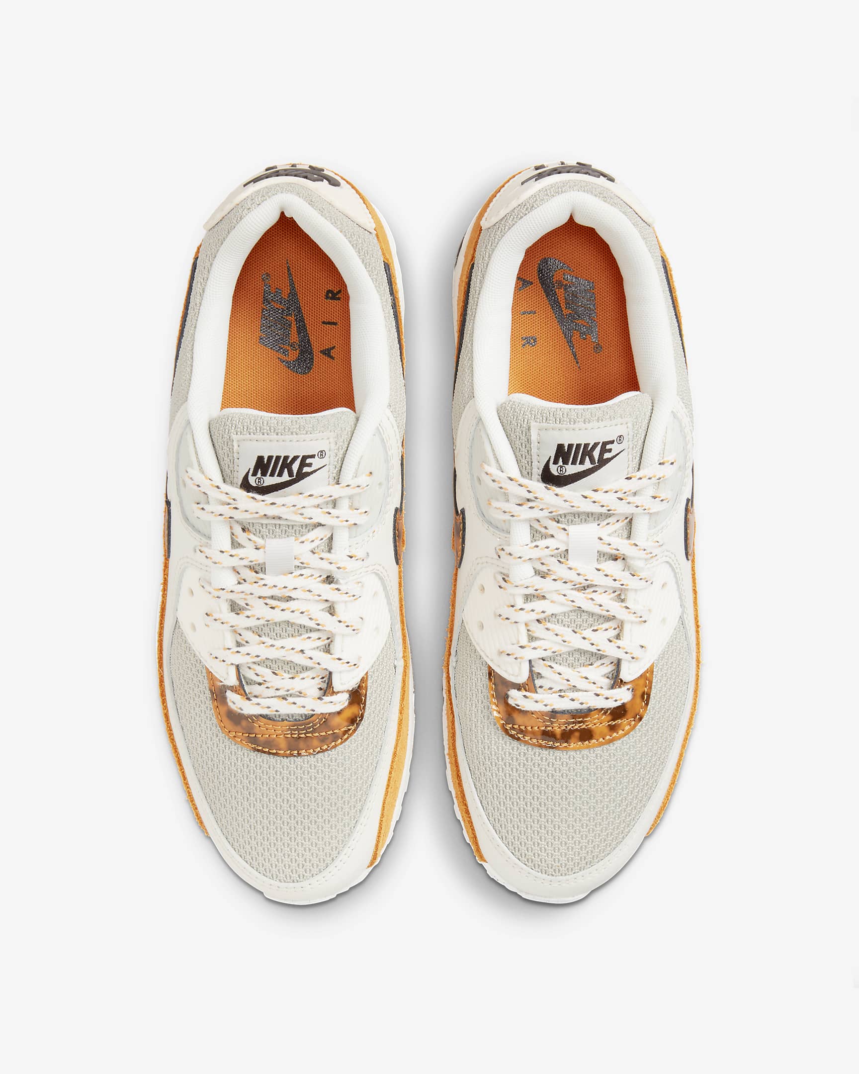 Nike Air Max 90 Women's Shoes - Phantom/Velvet Brown/Light Bone/Light Curry