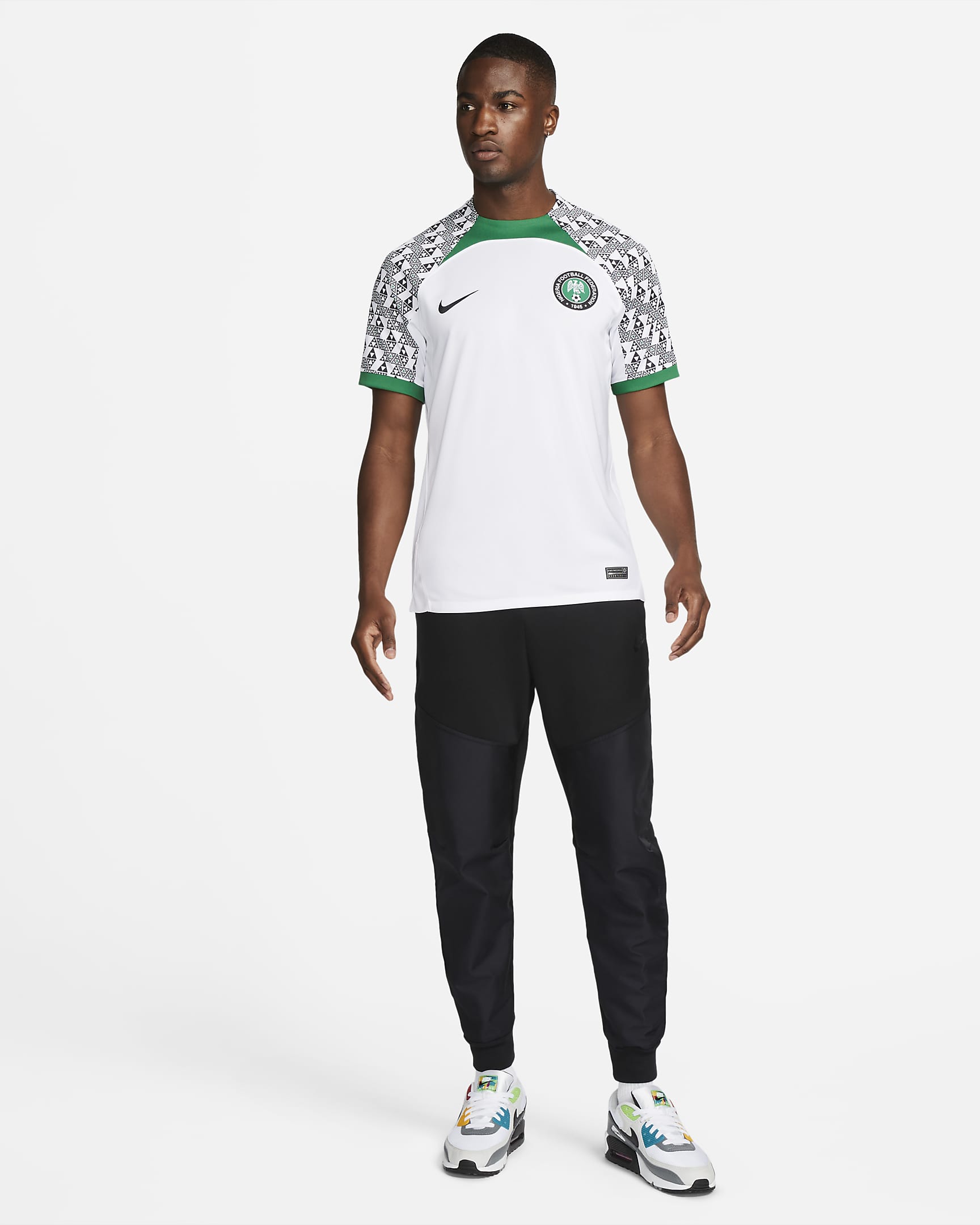 Nigeria 2022/23 Stadium Away Men's Nike Dri-FIT Football Shirt. Nike HR