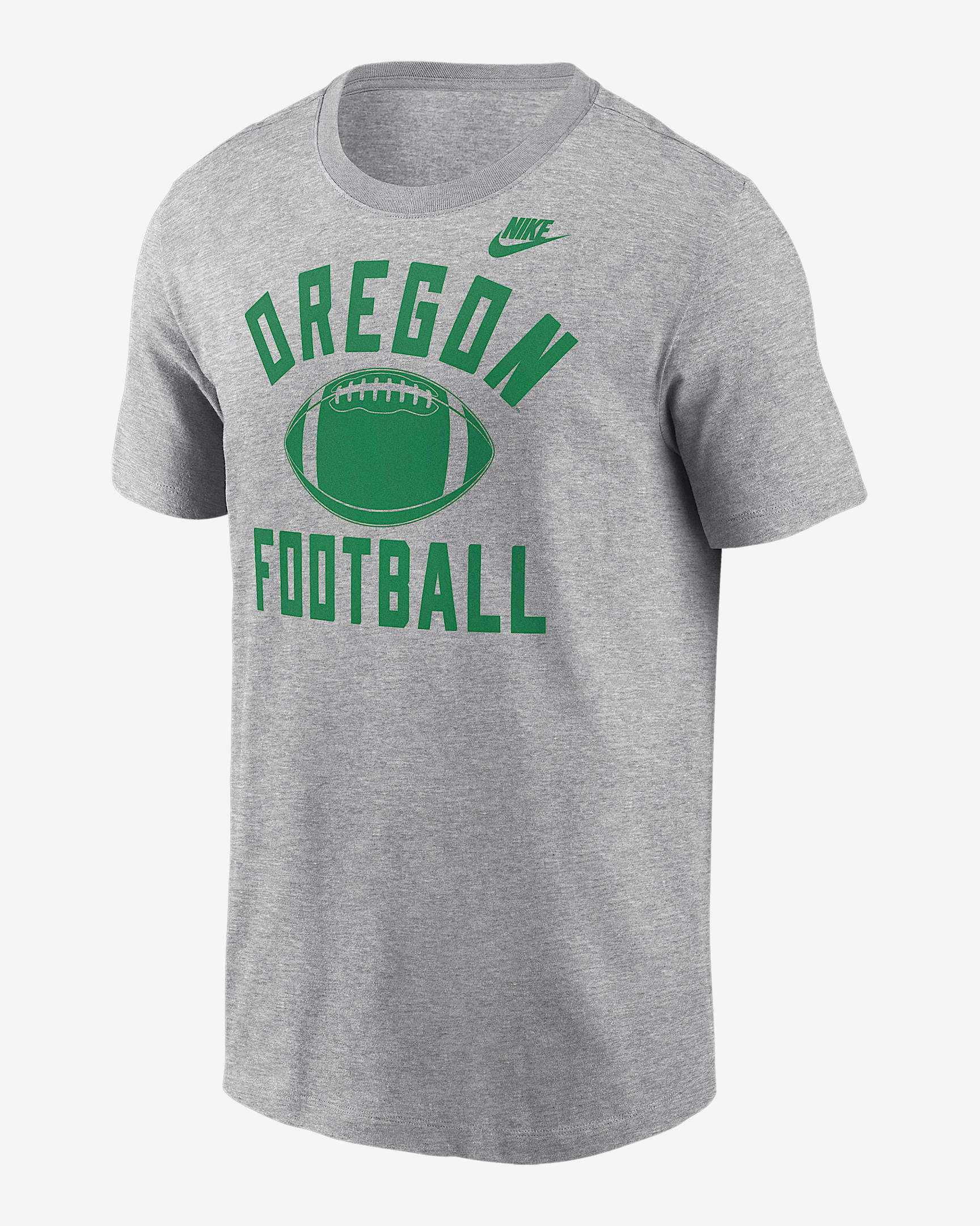 Oregon Legacy Football Icon Men's Nike College T-Shirt - Grey Heather