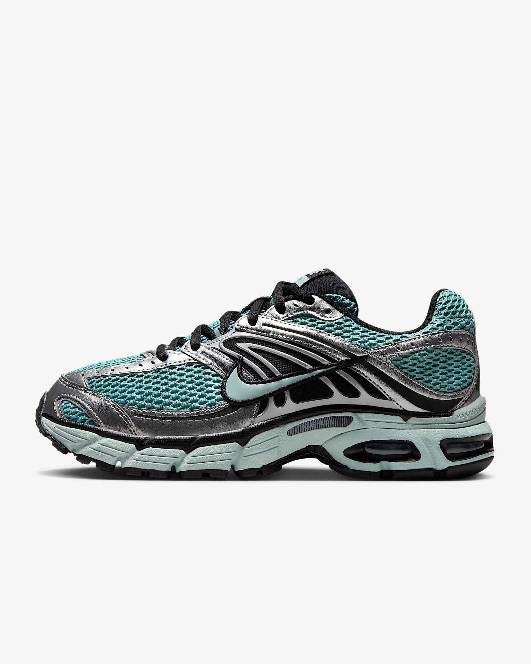Nike Air Max Moto 2K Women's Shoes - Cannon/Black/Metallic Silver/Green Haze
