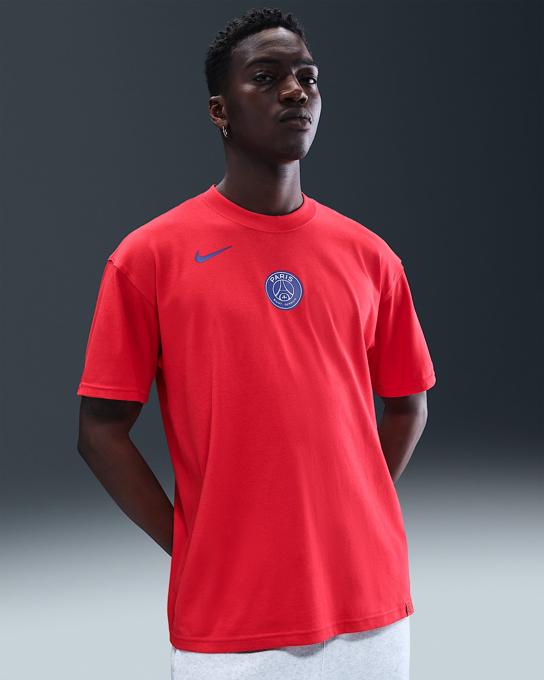 Paris Saint-Germain Men's Nike Total 90 Football T-Shirt - Global Red