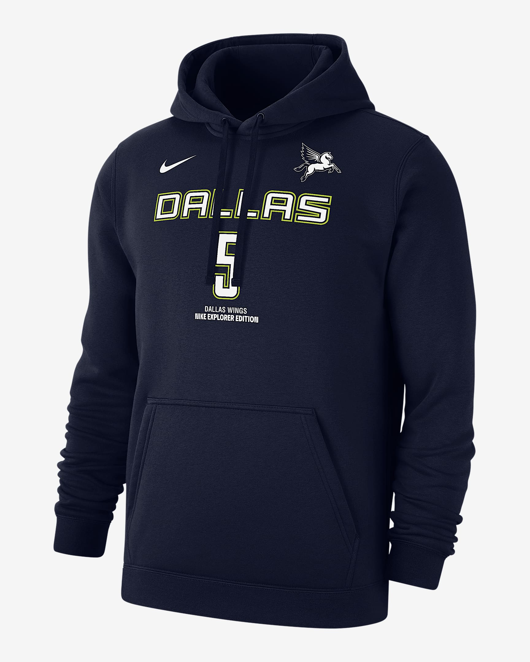 Paige Bueckers Dallas Wings Club Nike WNBA Fleece Pullover Hoodie - Navy