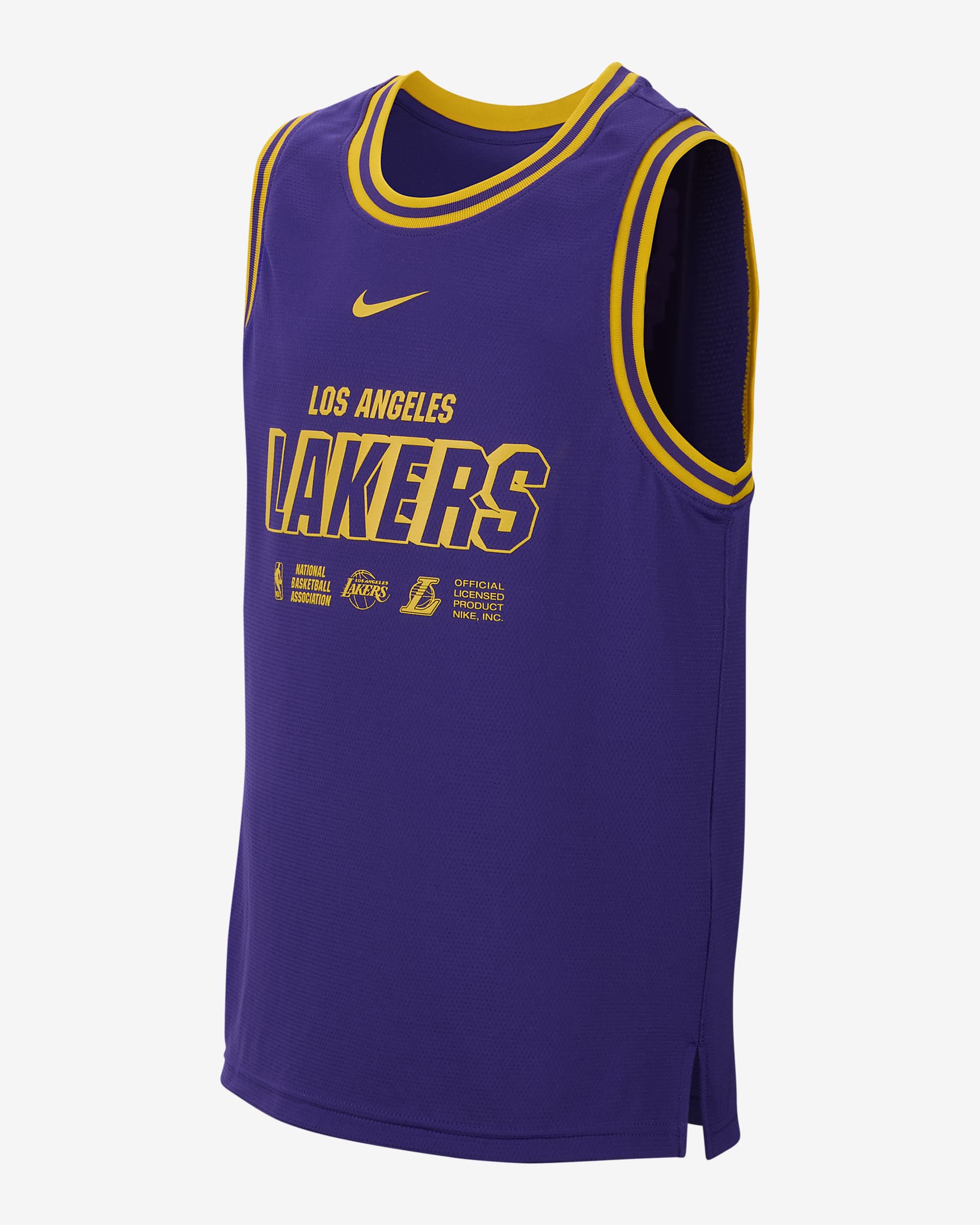 Los Angeles Lakers Courtside Older Kids' (Boys') Nike Dri-FIT DNA NBA ...