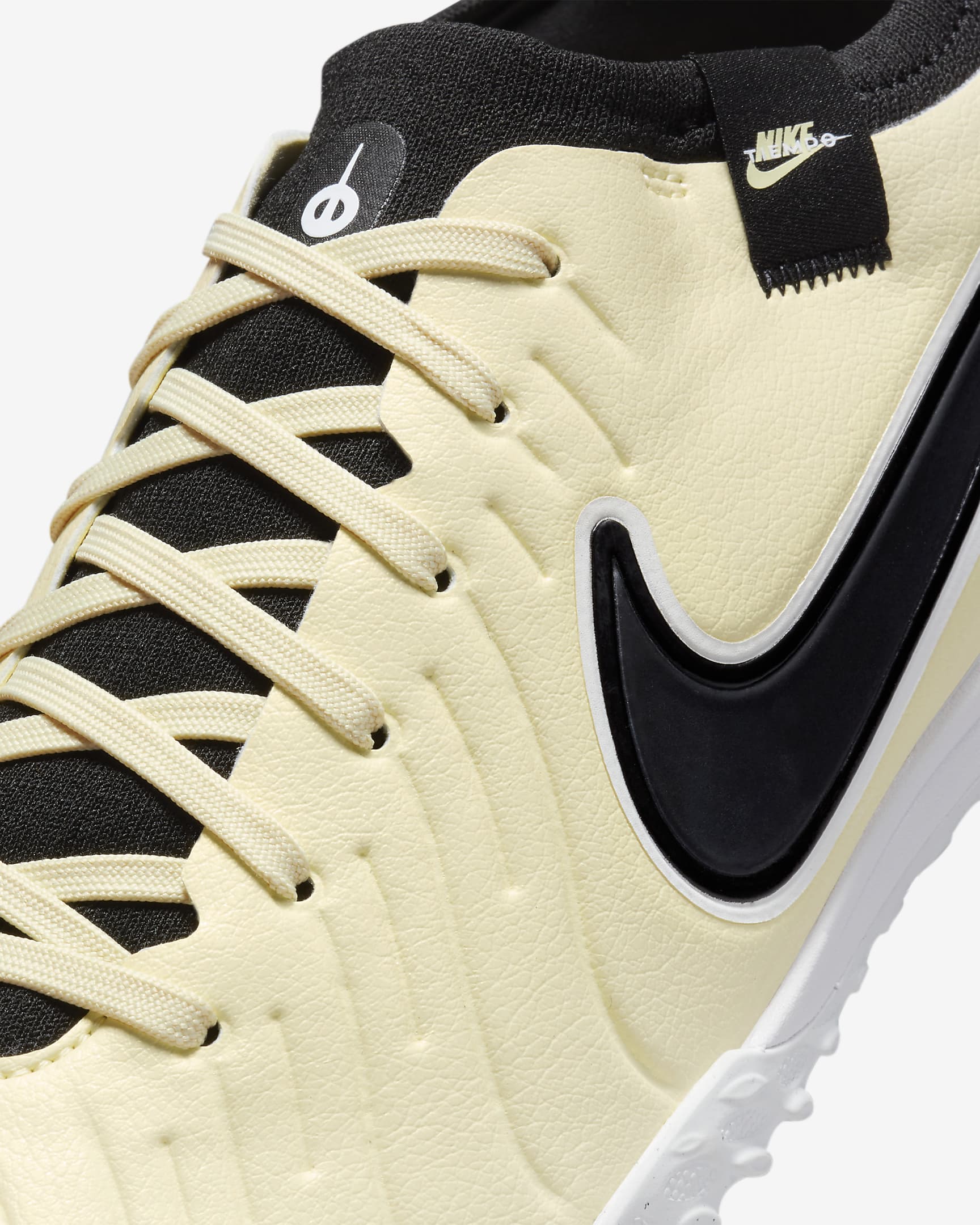 Nike Tiempo Legend 10 Pro Turf Low-Top Soccer Shoes - Lemonade/Metallic Gold Coin/Black