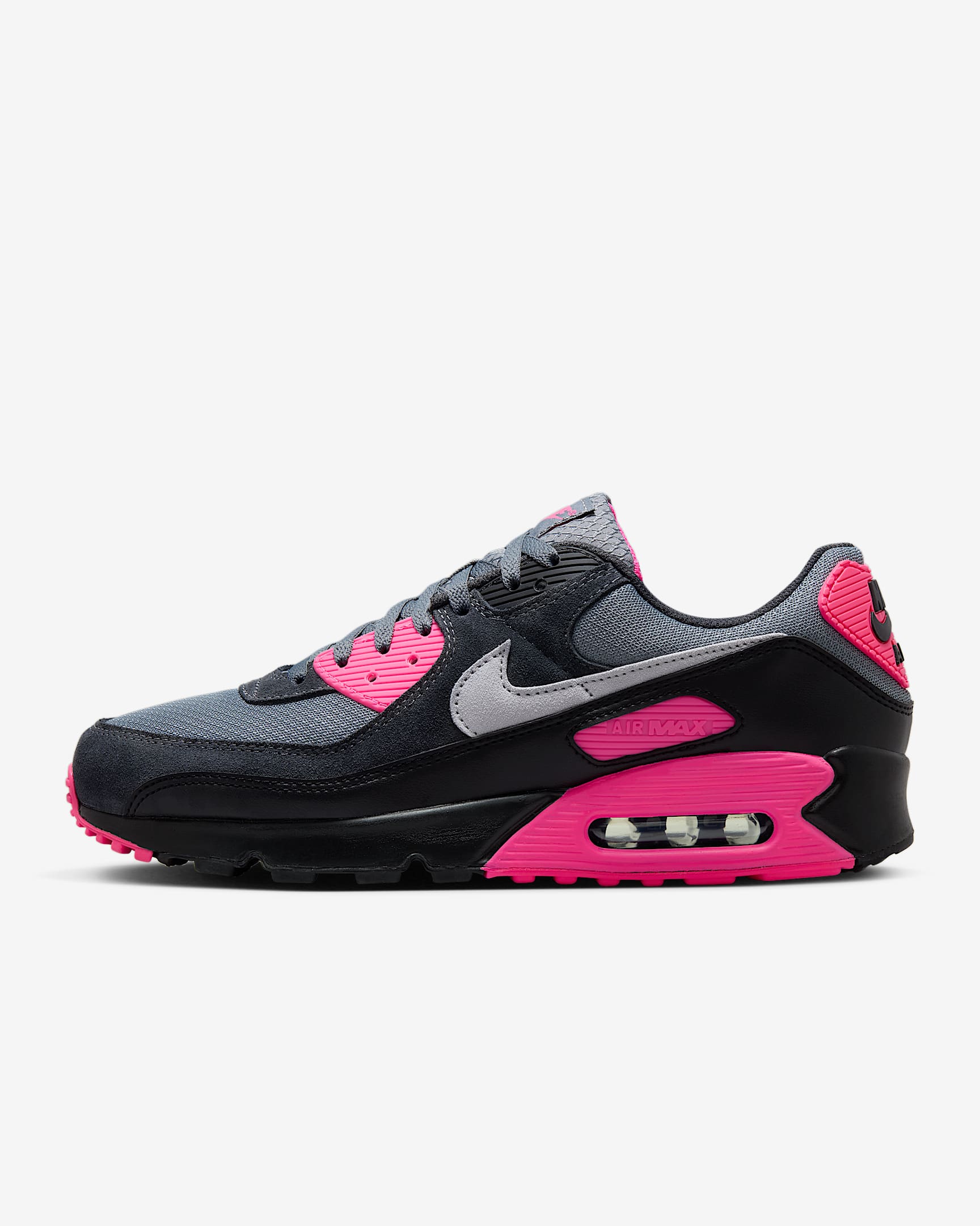 Nike Air Max 90 Men's Shoes - Cool Grey/Hyper Pink/Black/Wolf Grey