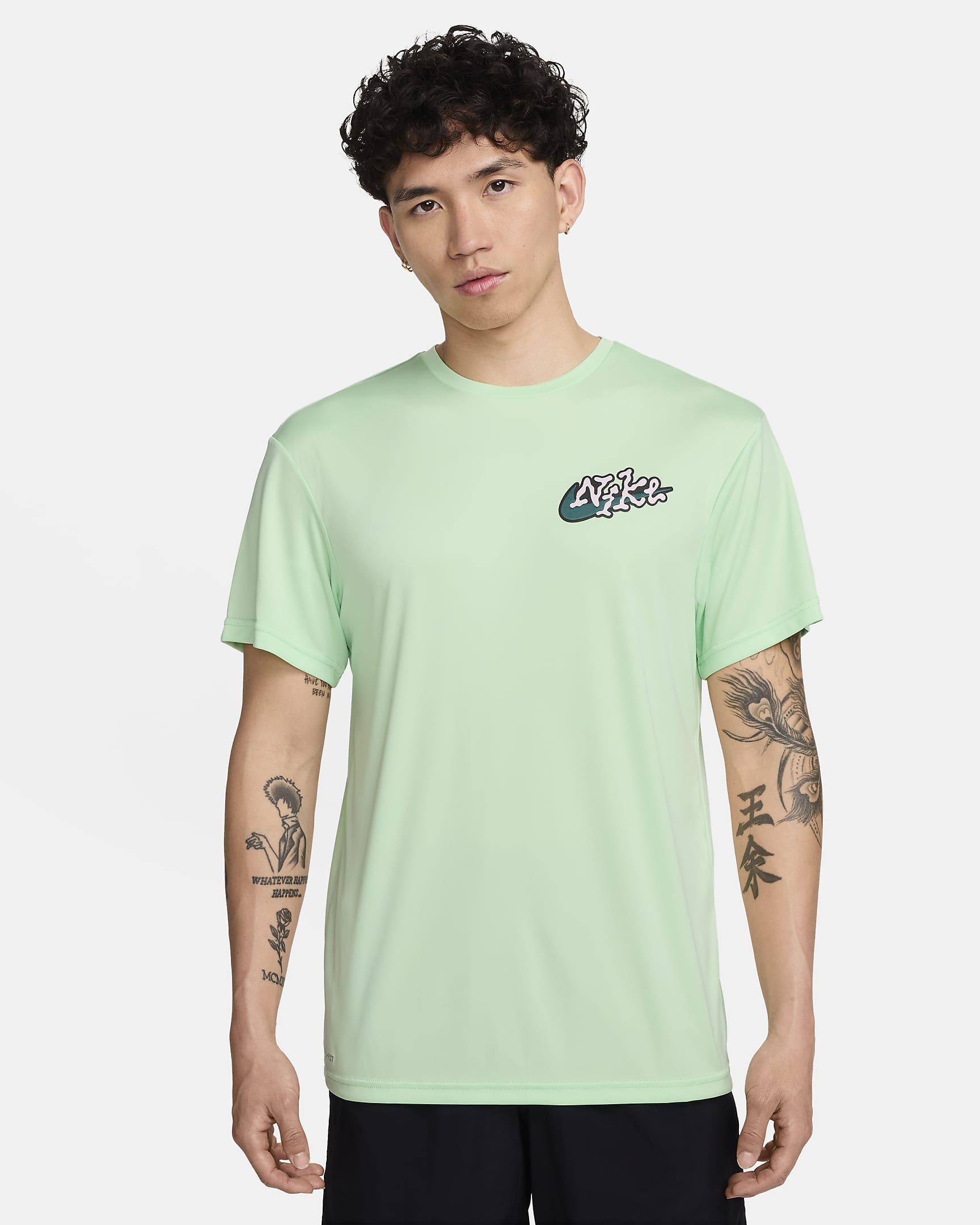 Playera Hydroguard de manga corta para hombre Nike Swim - Verde vapor